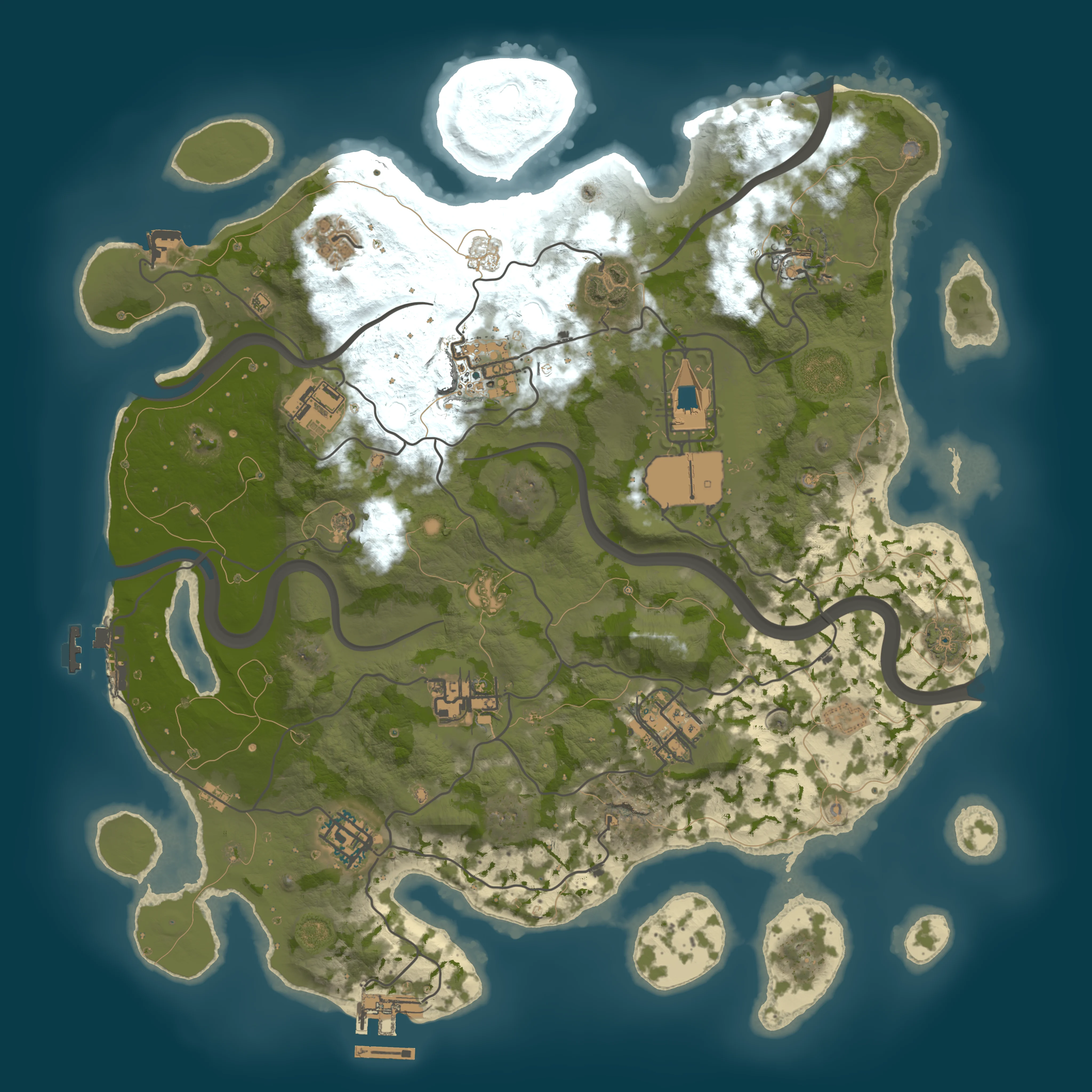 Rendered map for seed 75179