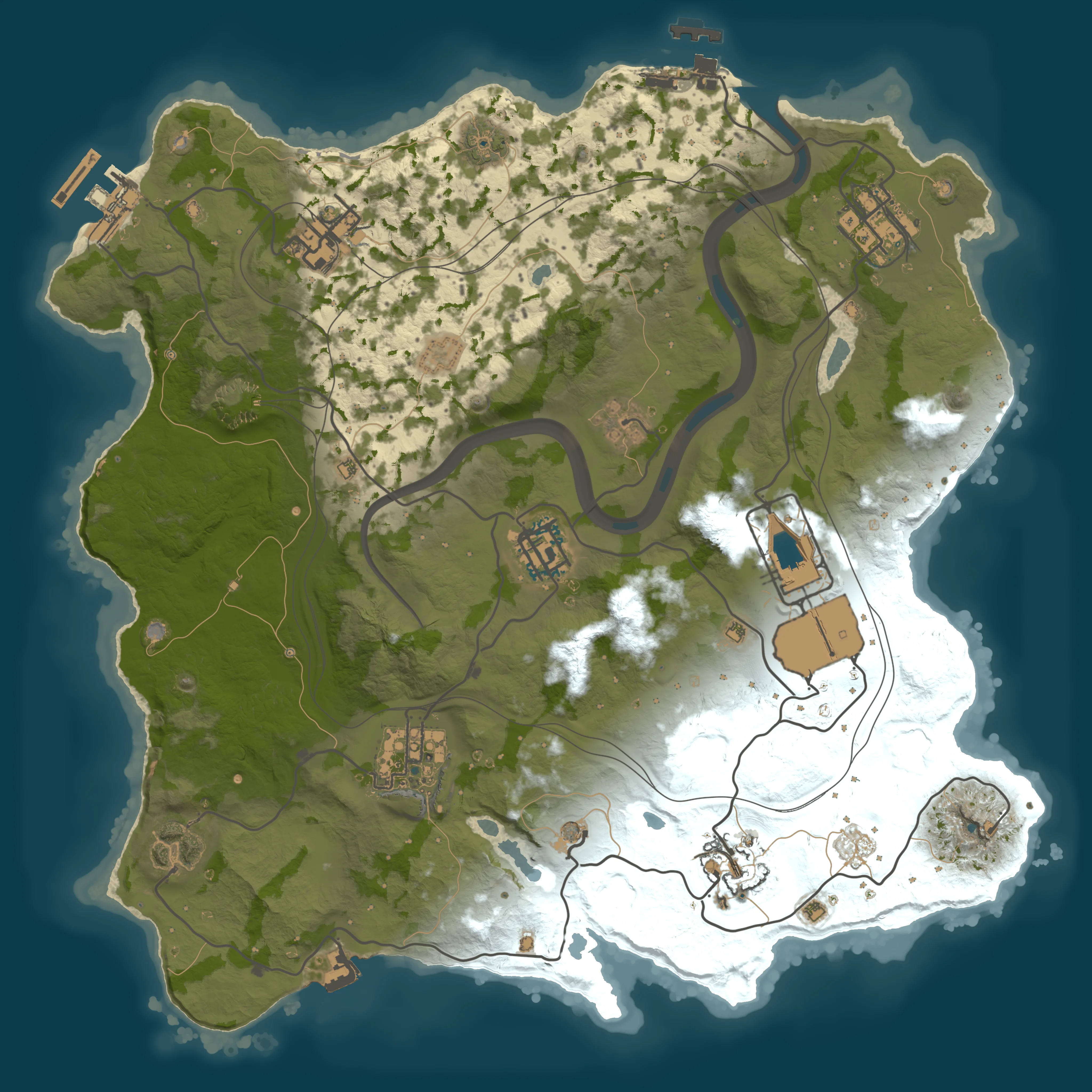 Rendered map for seed 1337