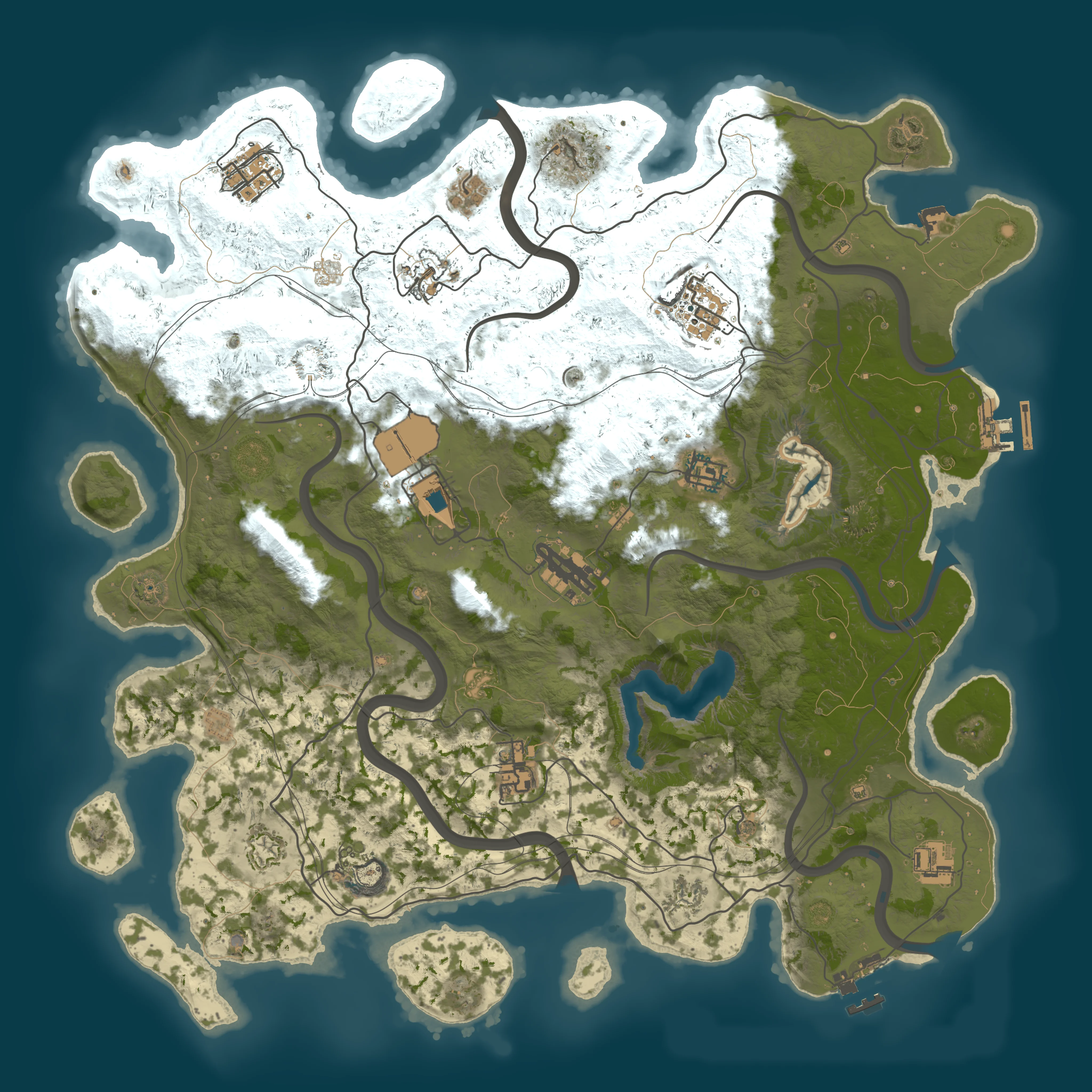 Rendered map for seed 1656653964