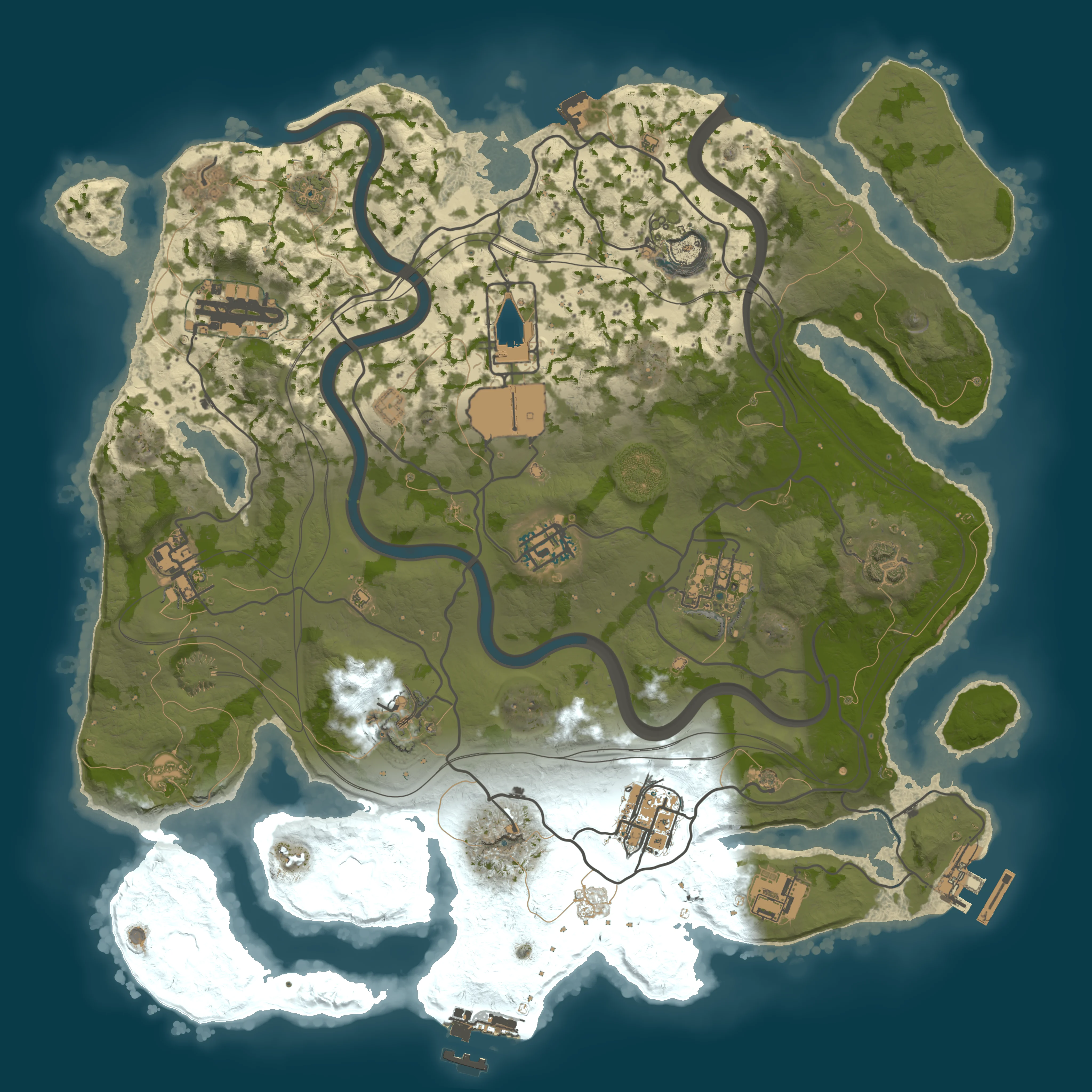 Rendered map for seed 1337