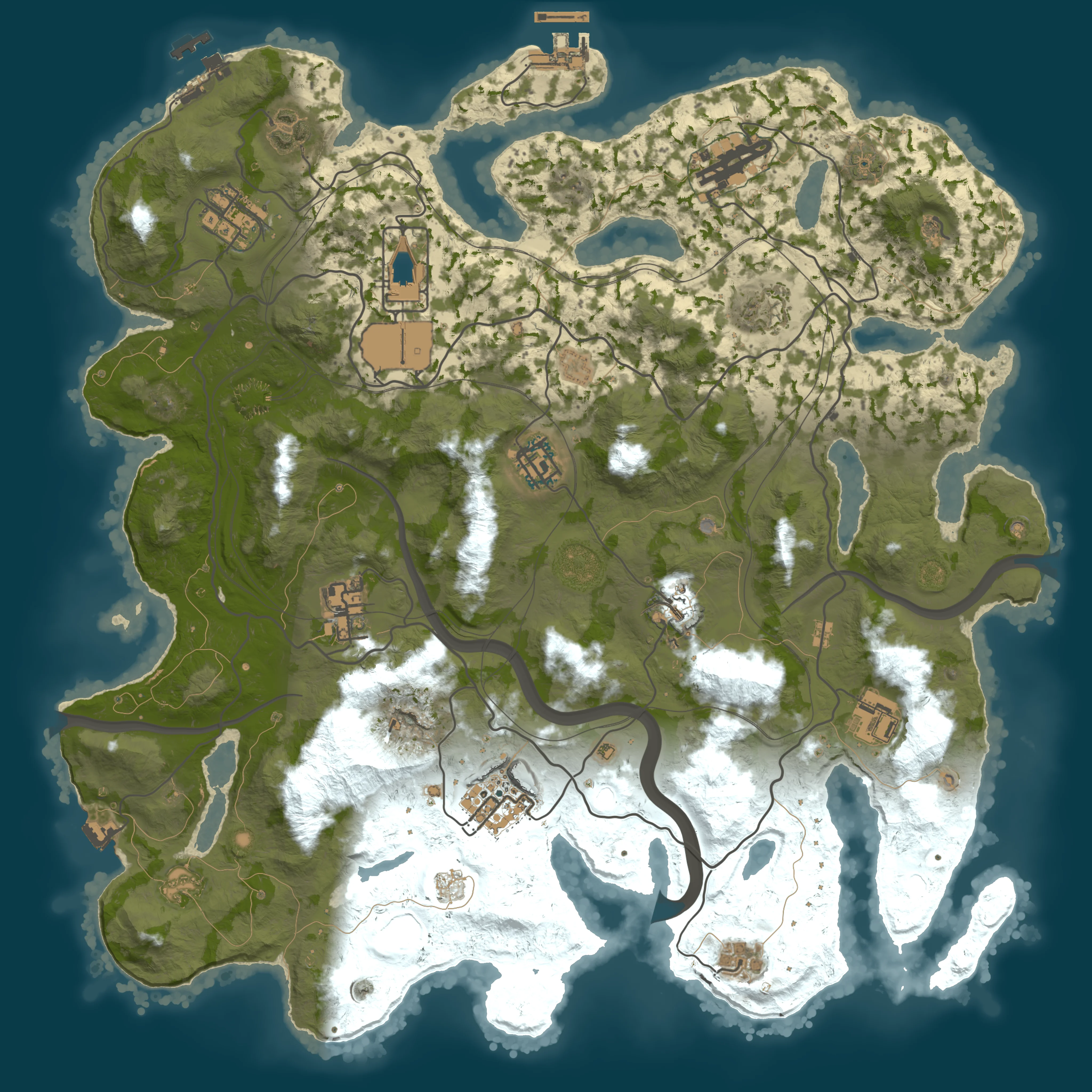 Rendered map for seed 1337