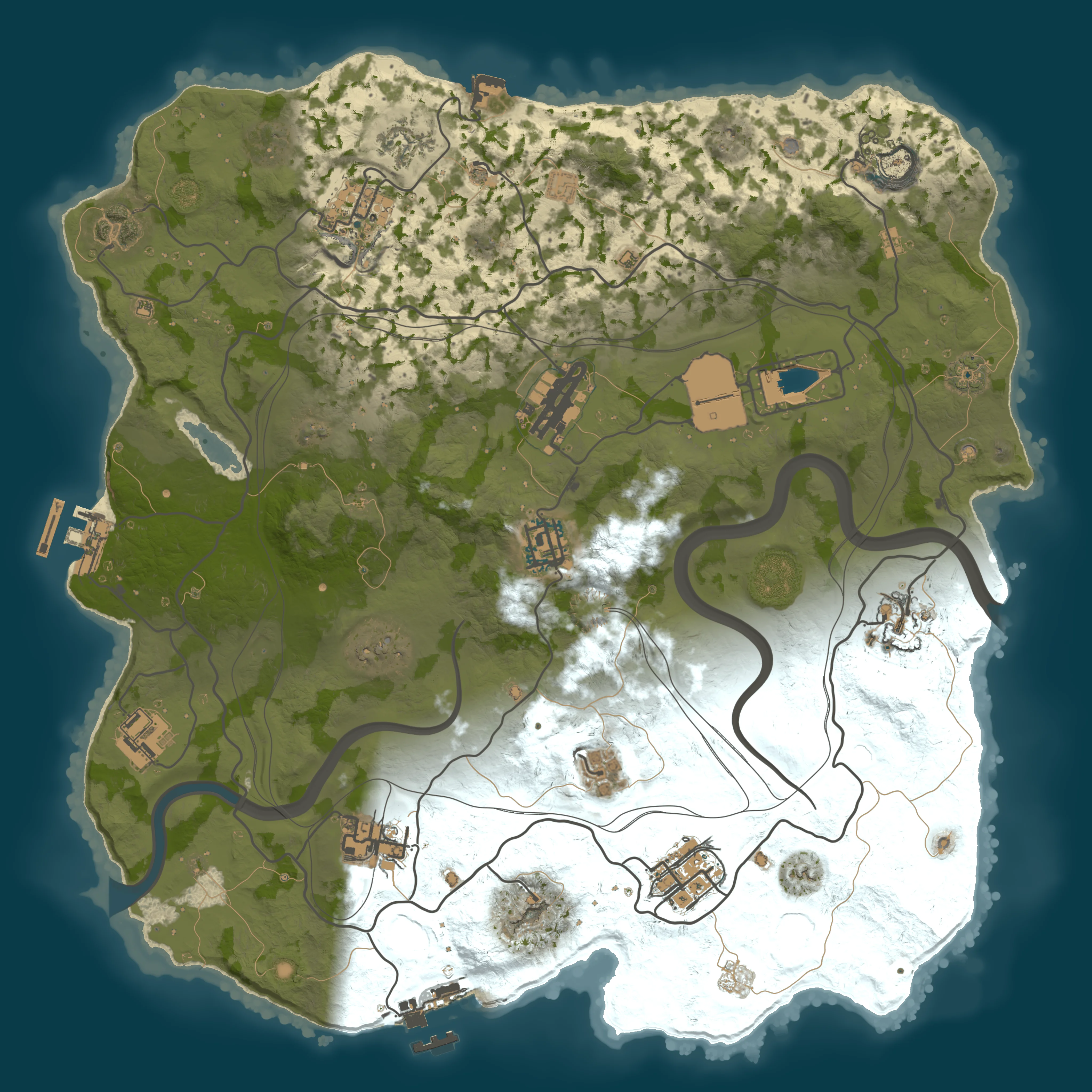 Rendered map for seed 0
