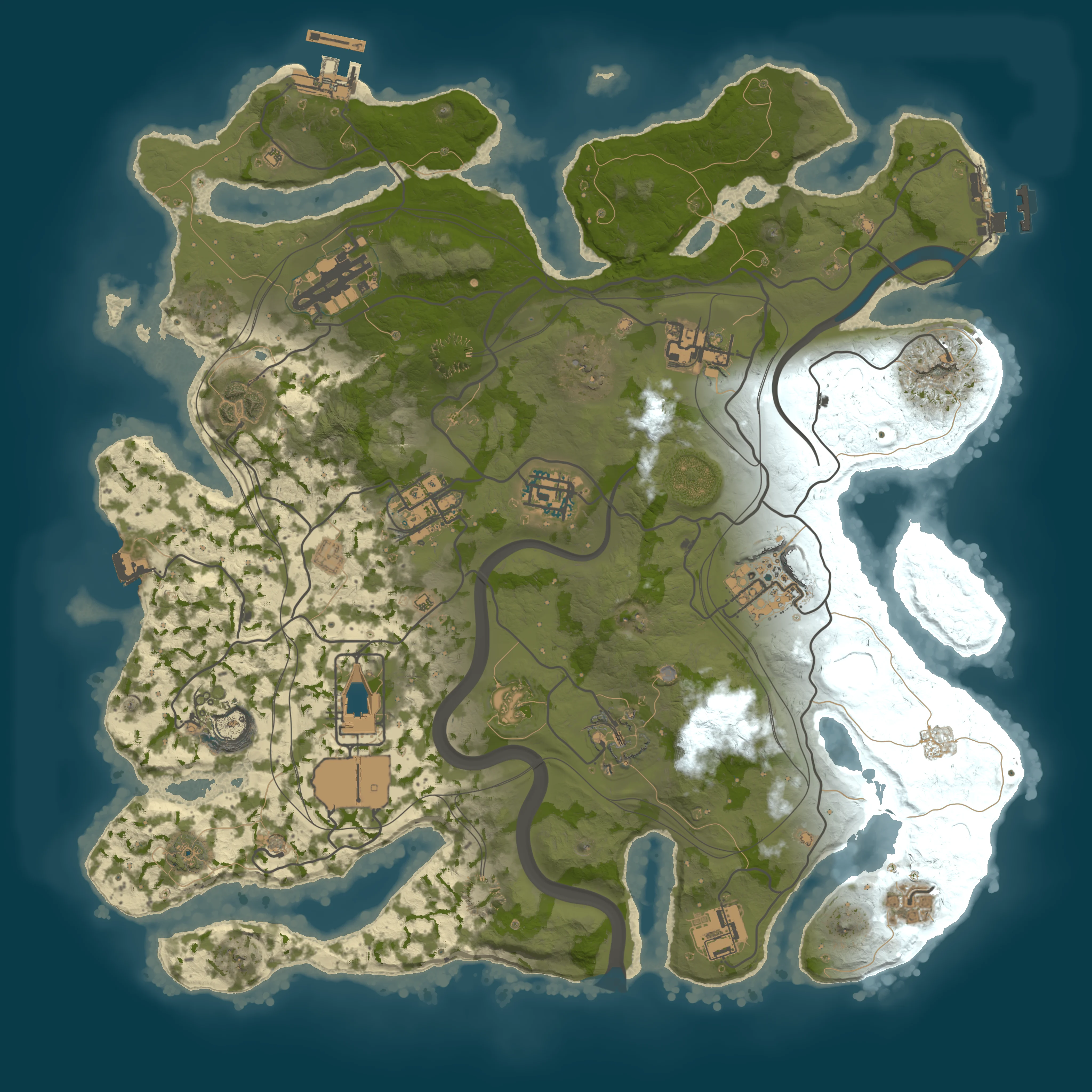 Rendered map for seed 1337