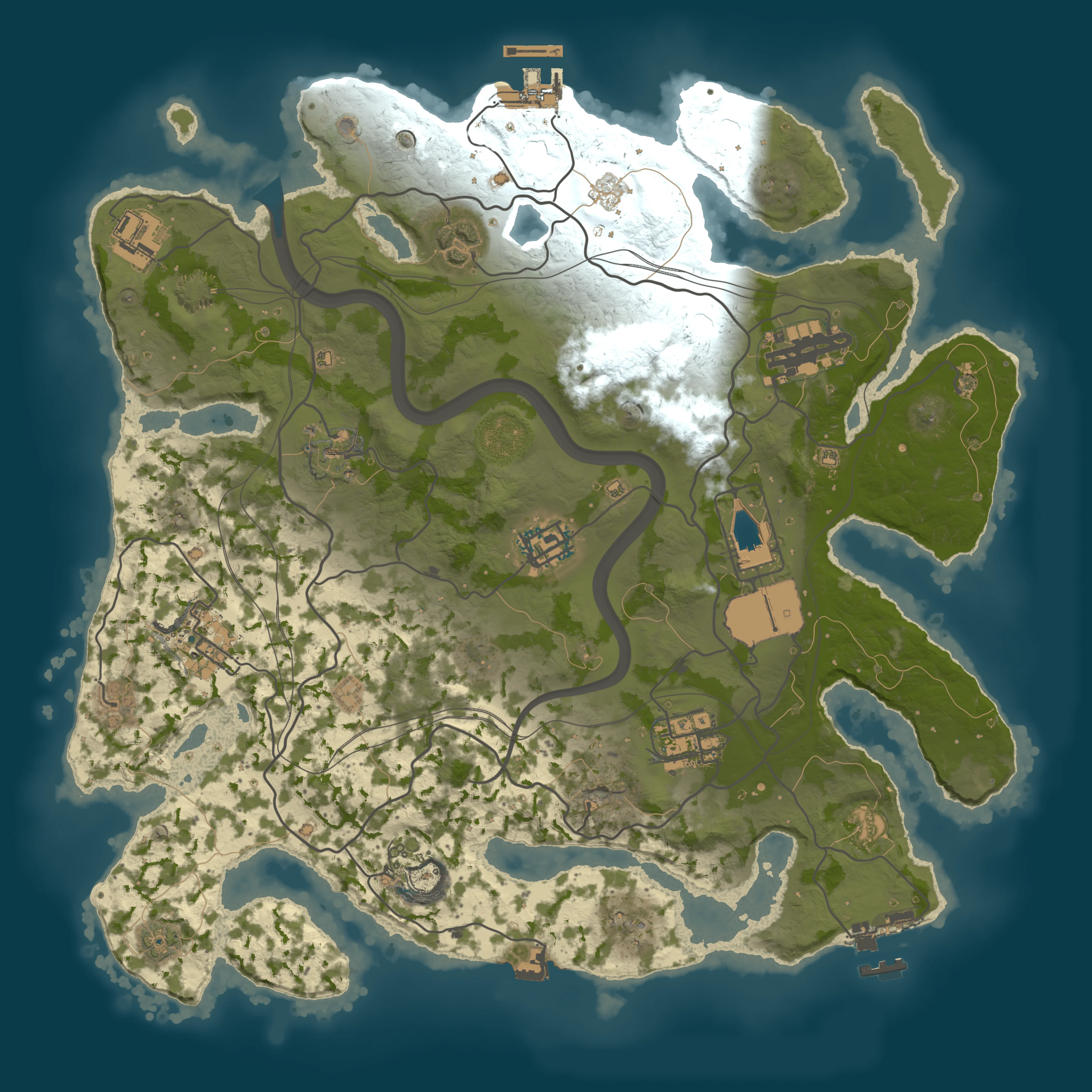 Rendered map for seed 1337