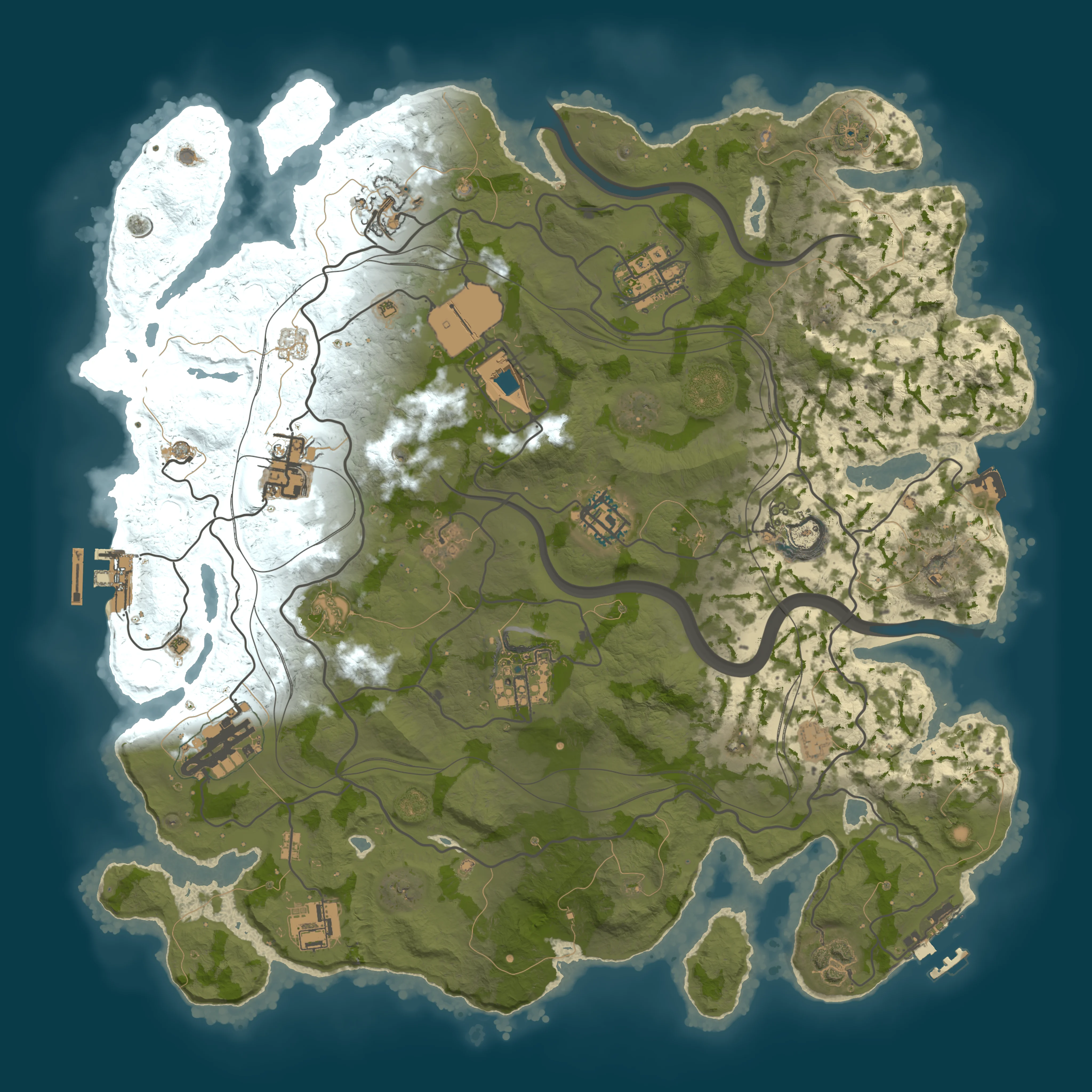 Rendered map for seed 1337