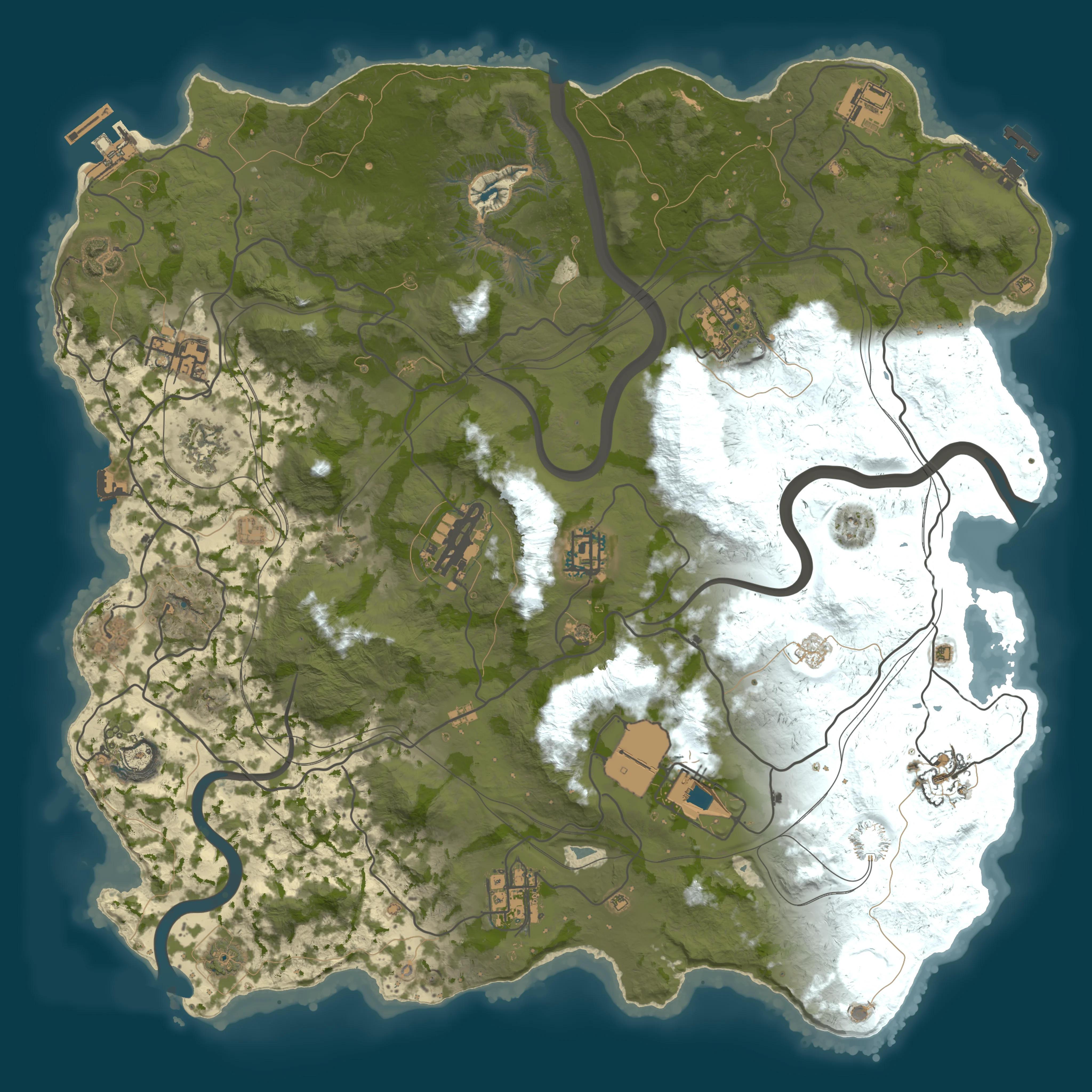 Rendered map for seed 1337