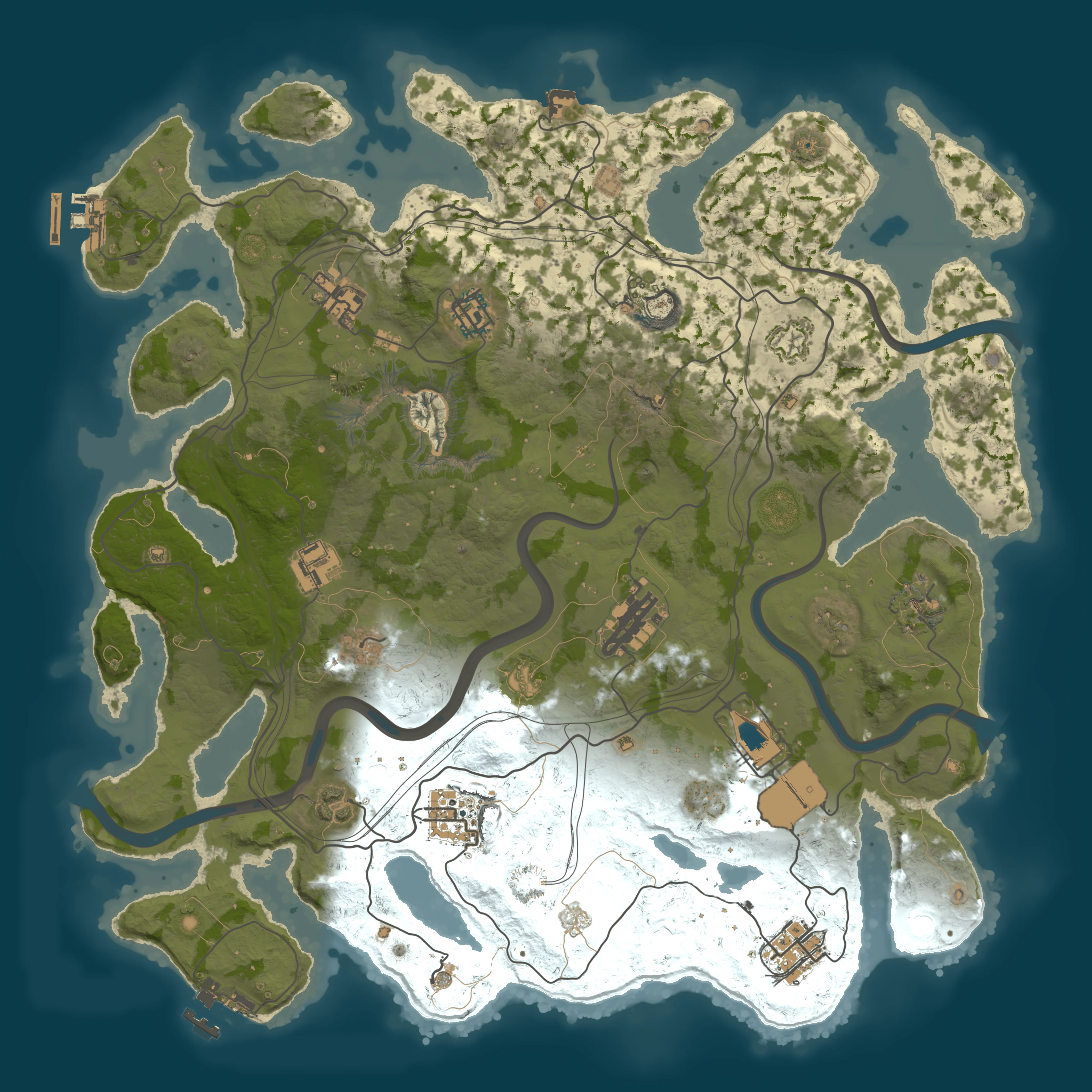 Rendered map for seed 1