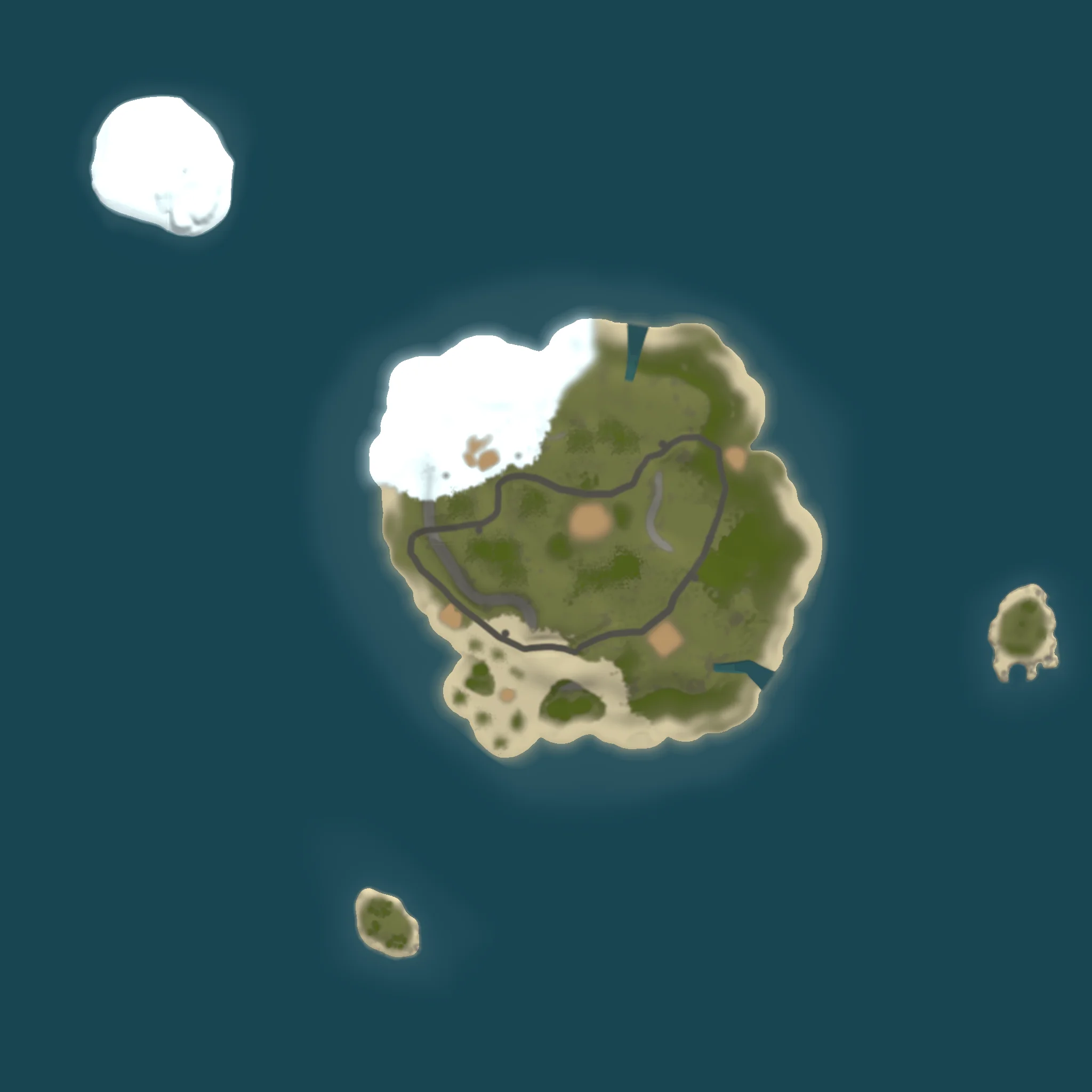 Rendered map for seed 1337