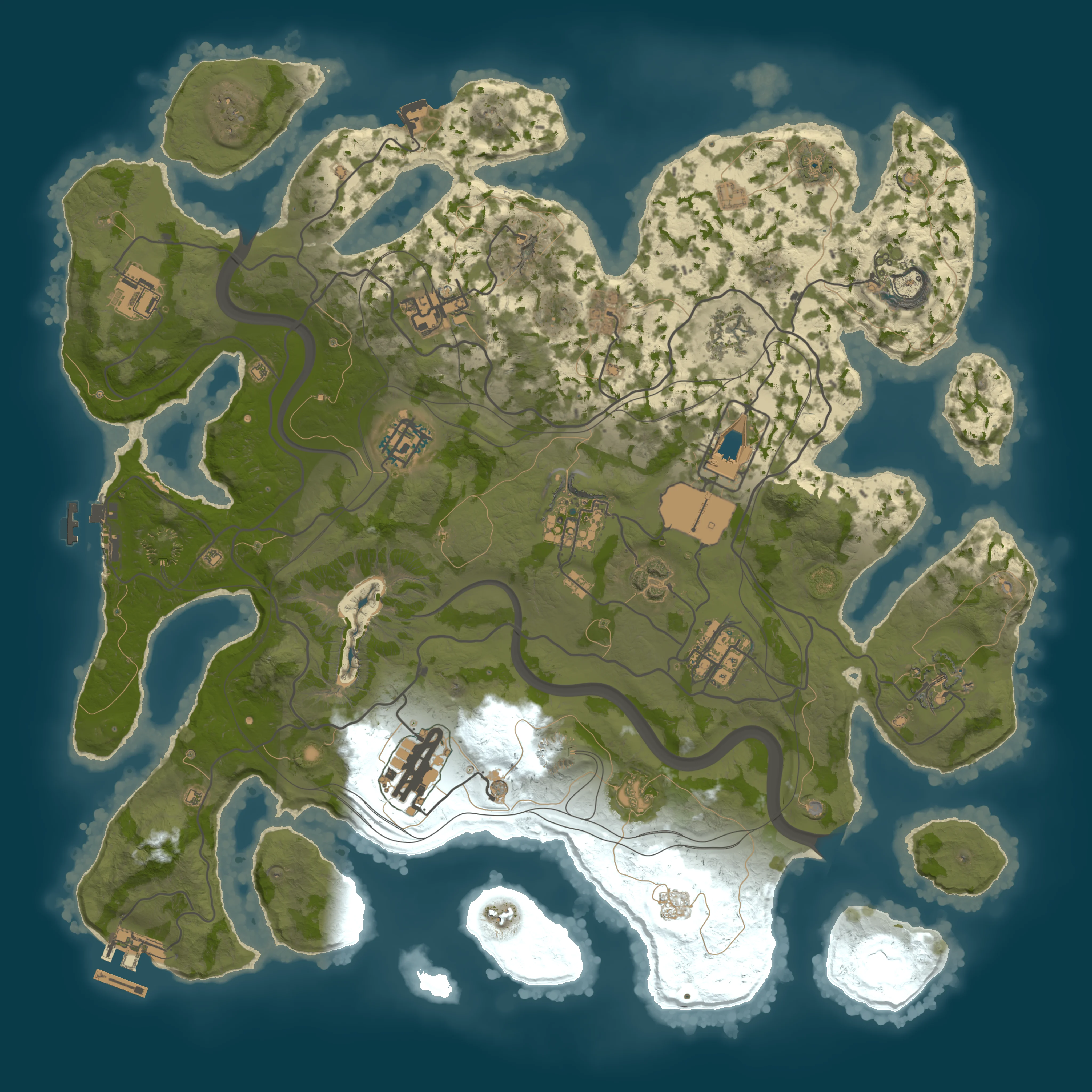 Rendered map for seed 1337