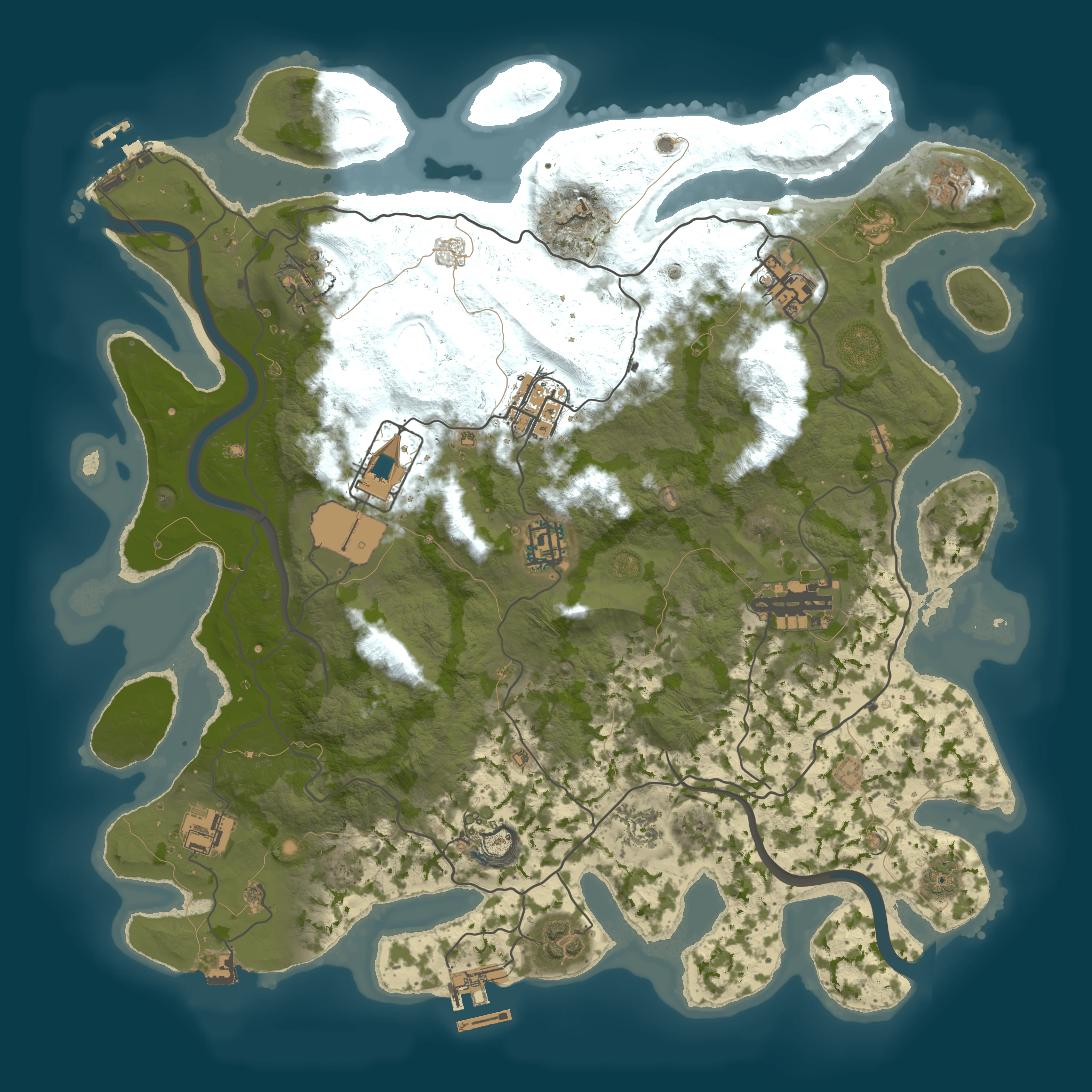 Rendered map for seed 1337