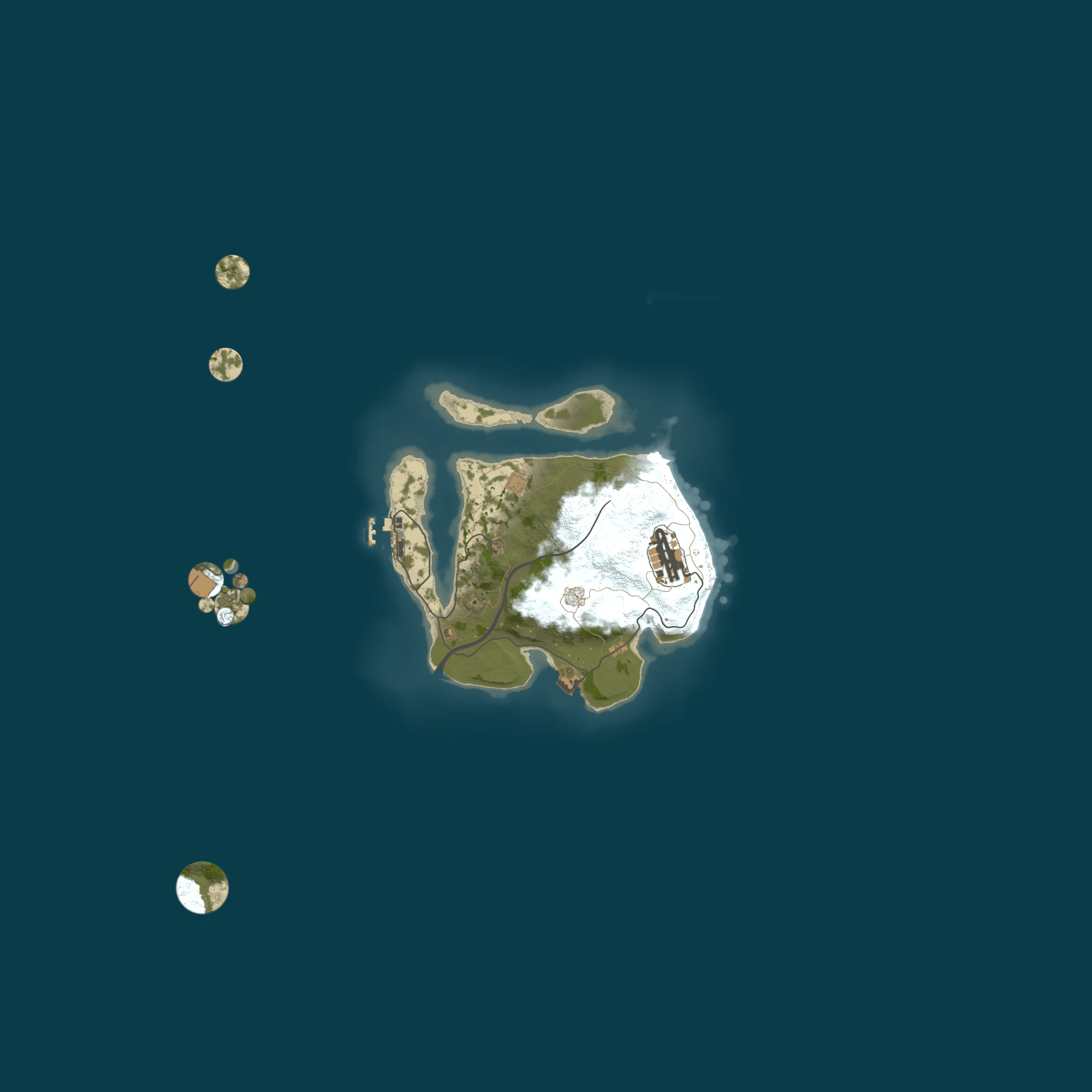 Rendered map for seed 1337