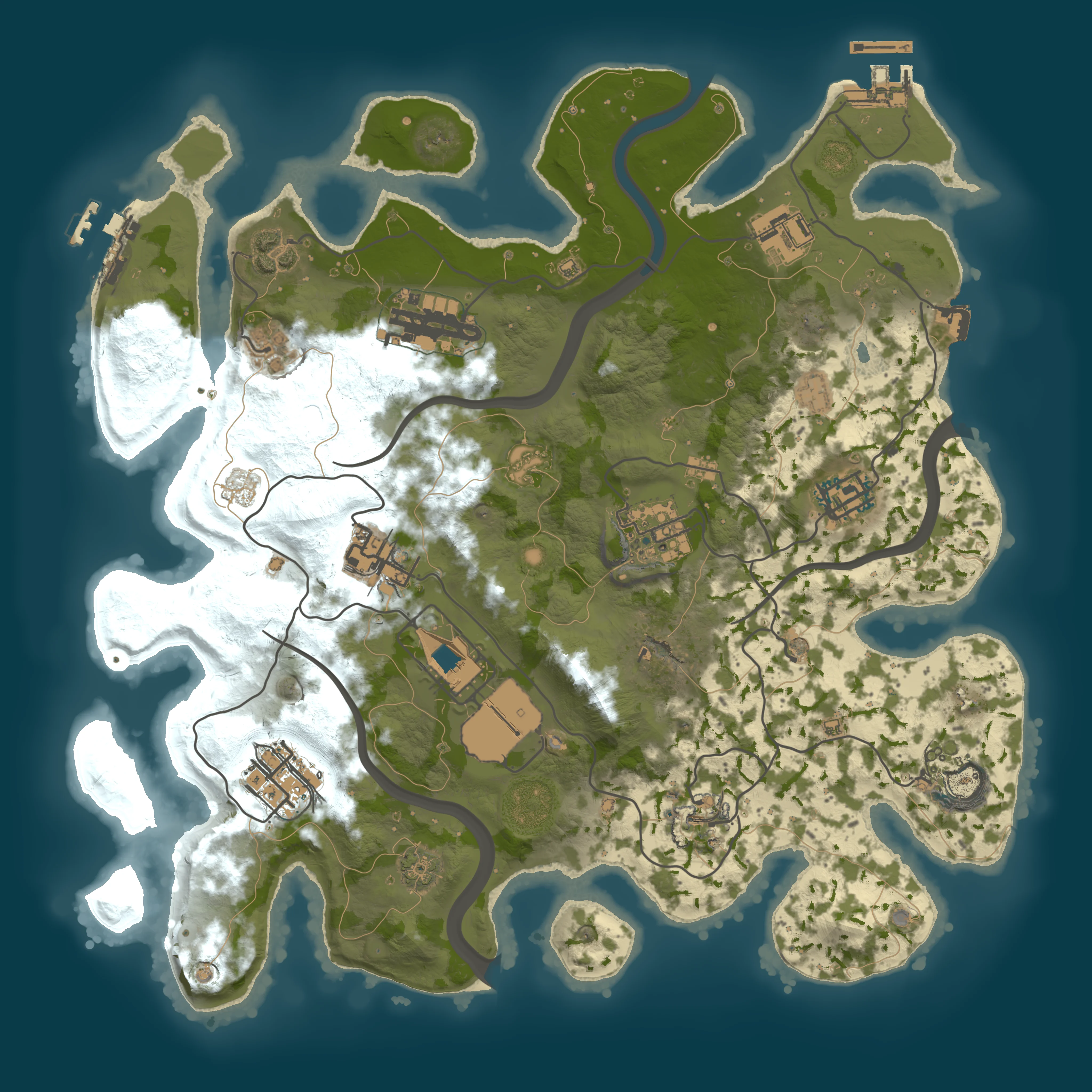 Rendered map for seed 5395053