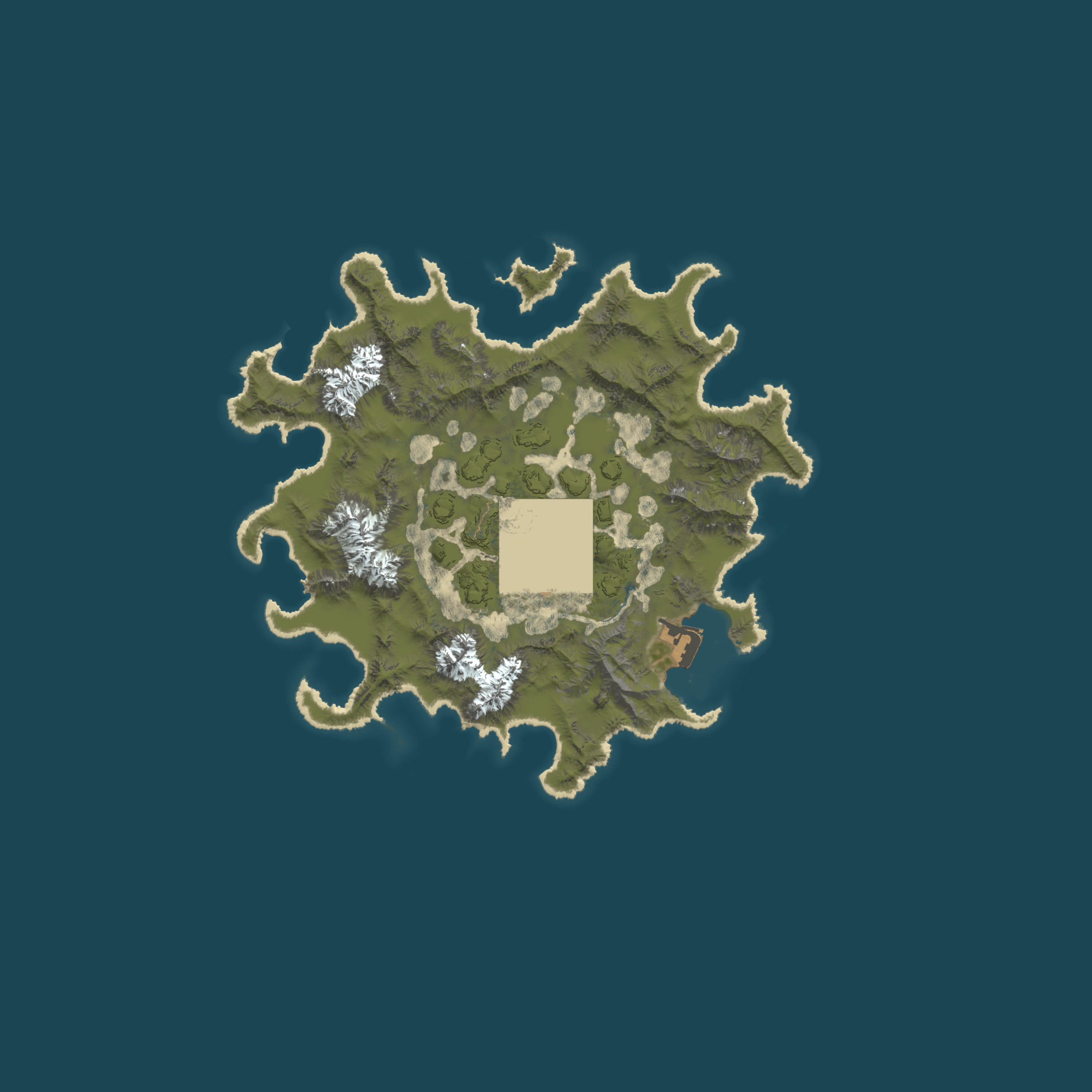 Rendered map for seed 1337