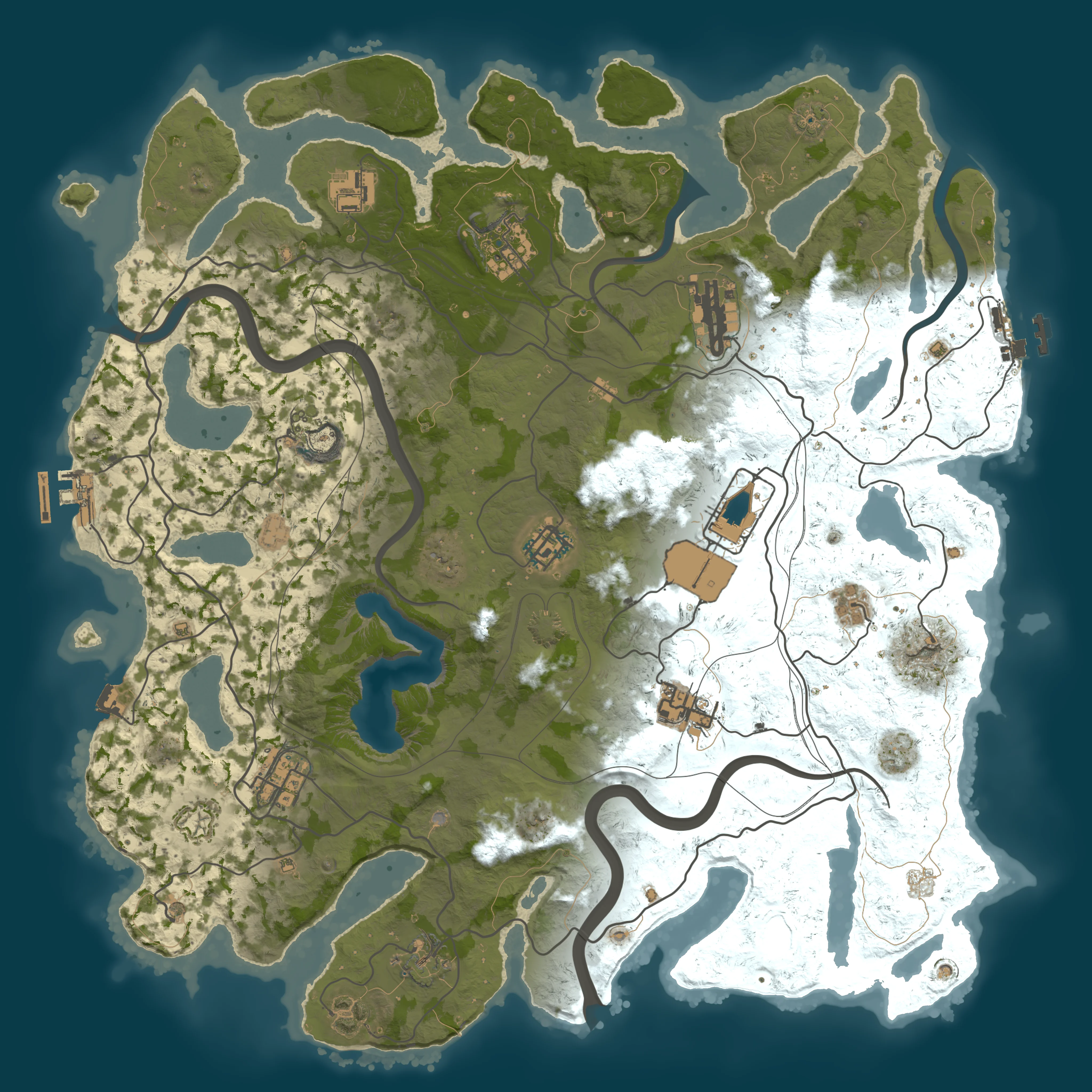 Rendered map for seed 1337