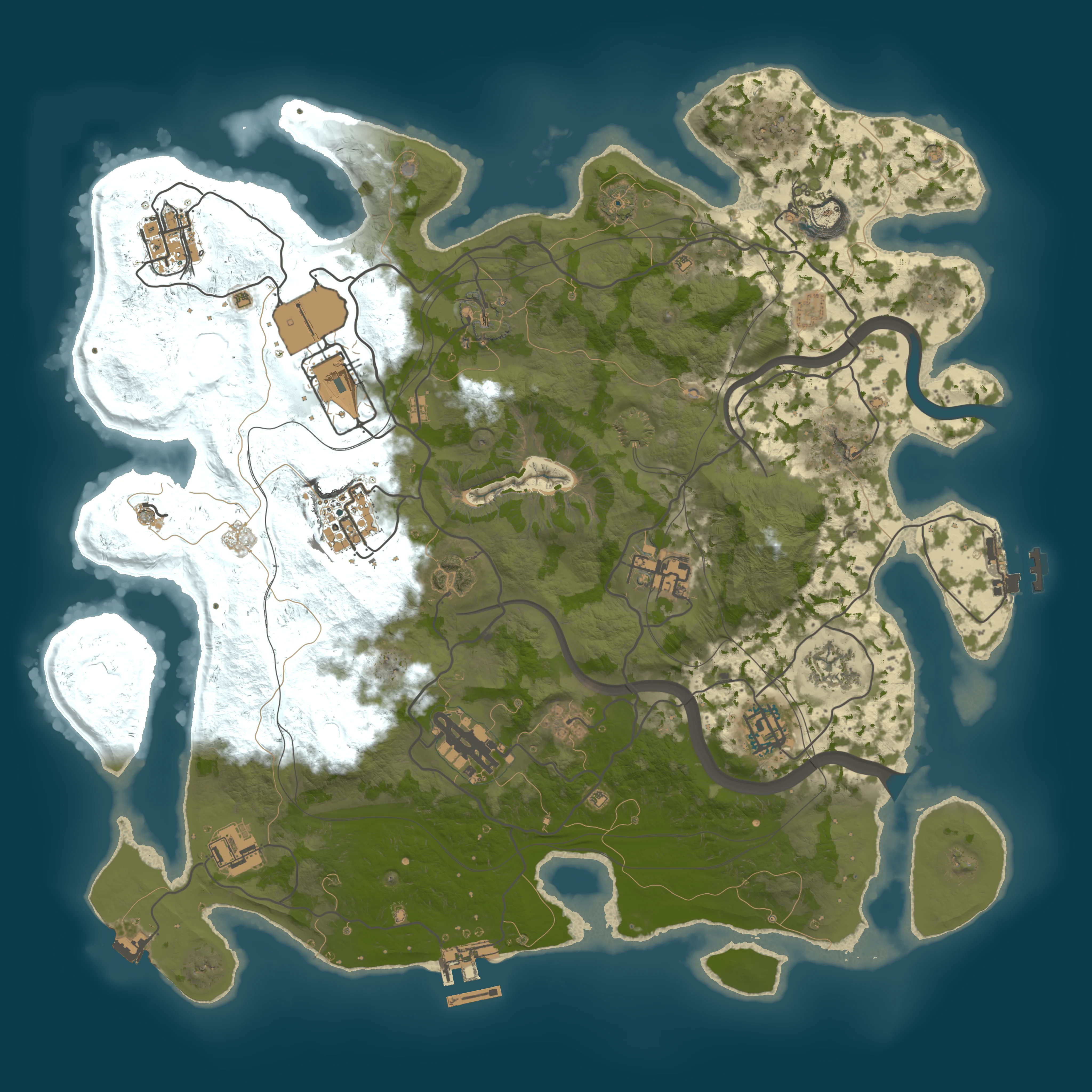 Rendered map for seed 1337