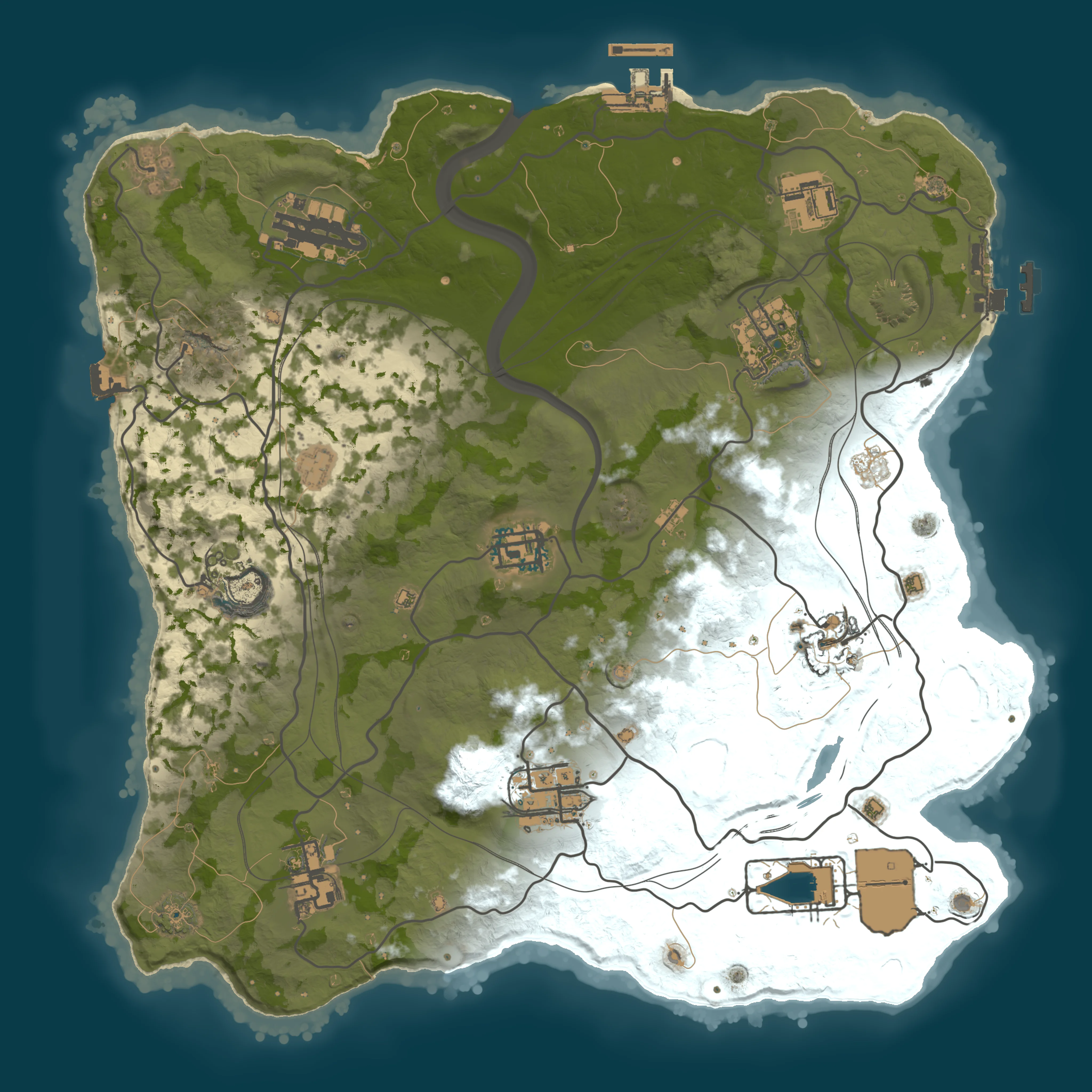 Rendered map for seed 20833800