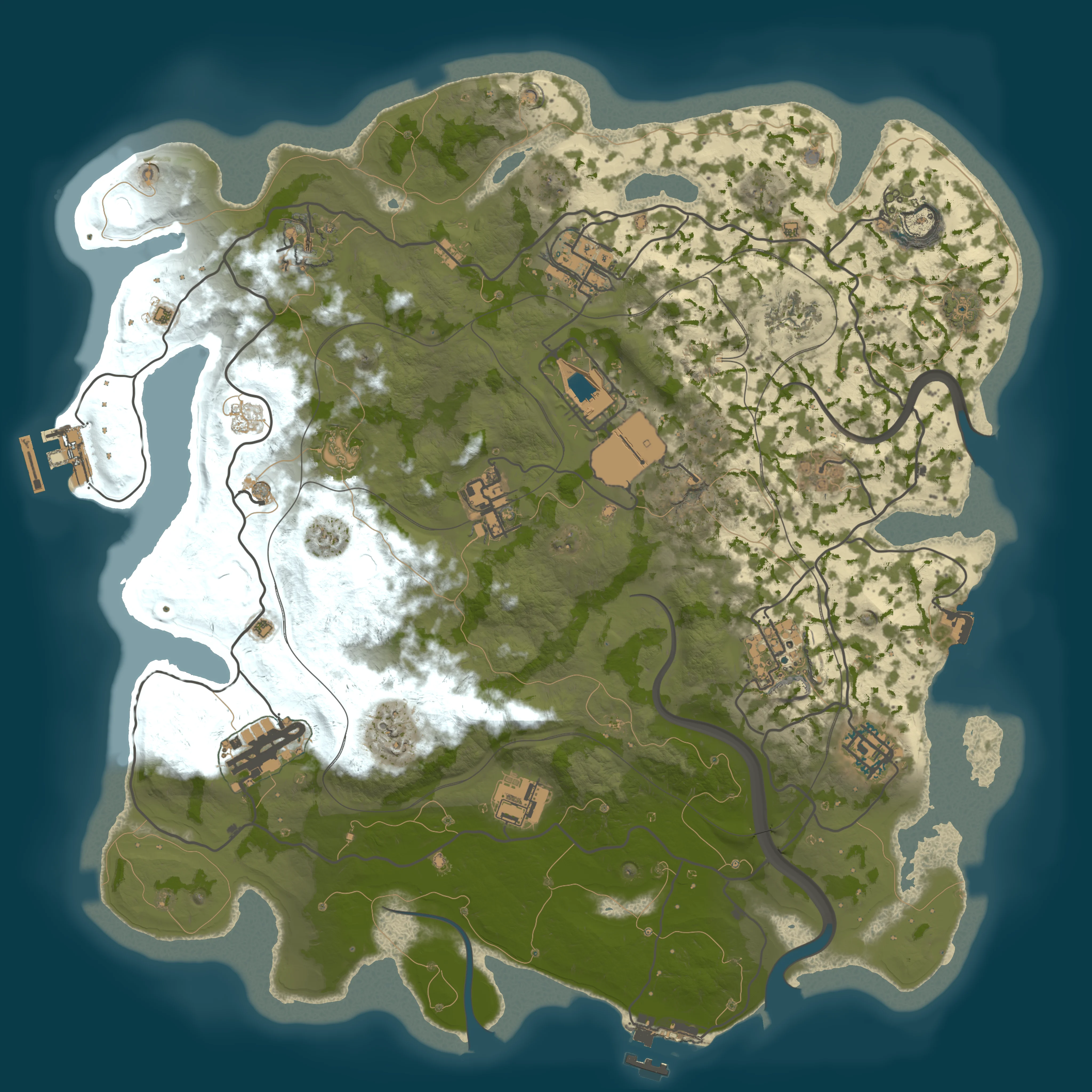Rendered map for seed 1337