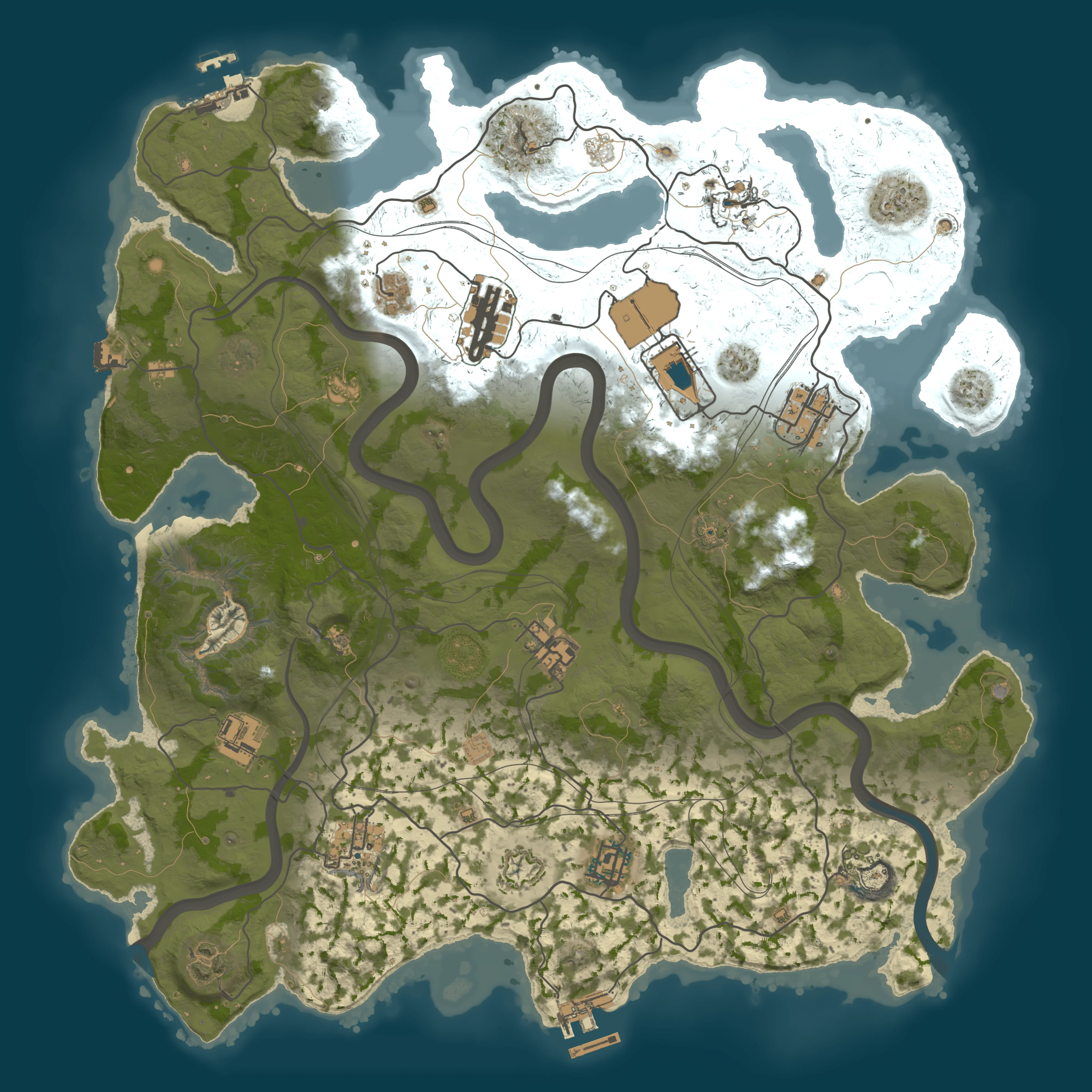 Rendered map for seed 1