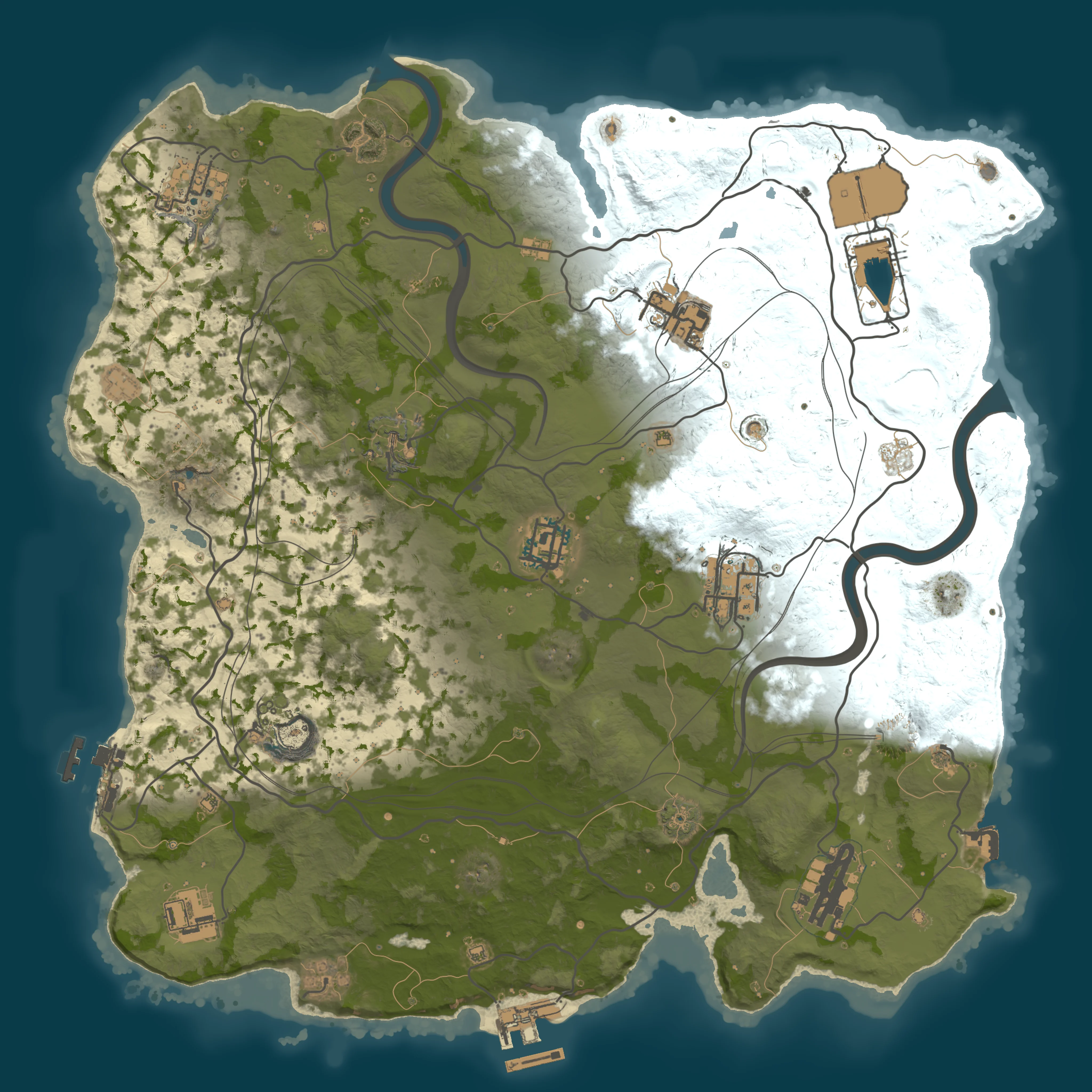 Rendered map for seed 406153602