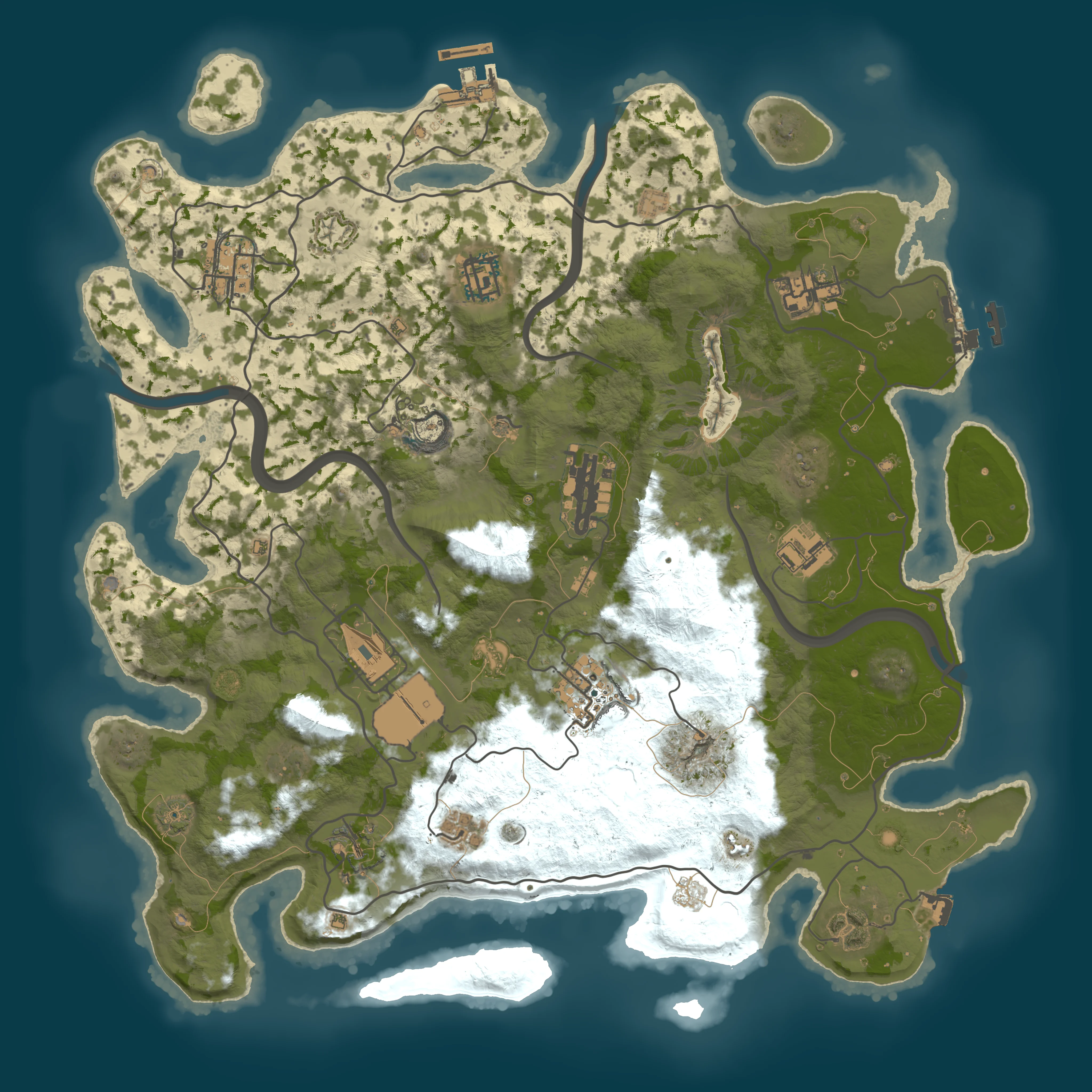 Rendered map for seed 2098159377