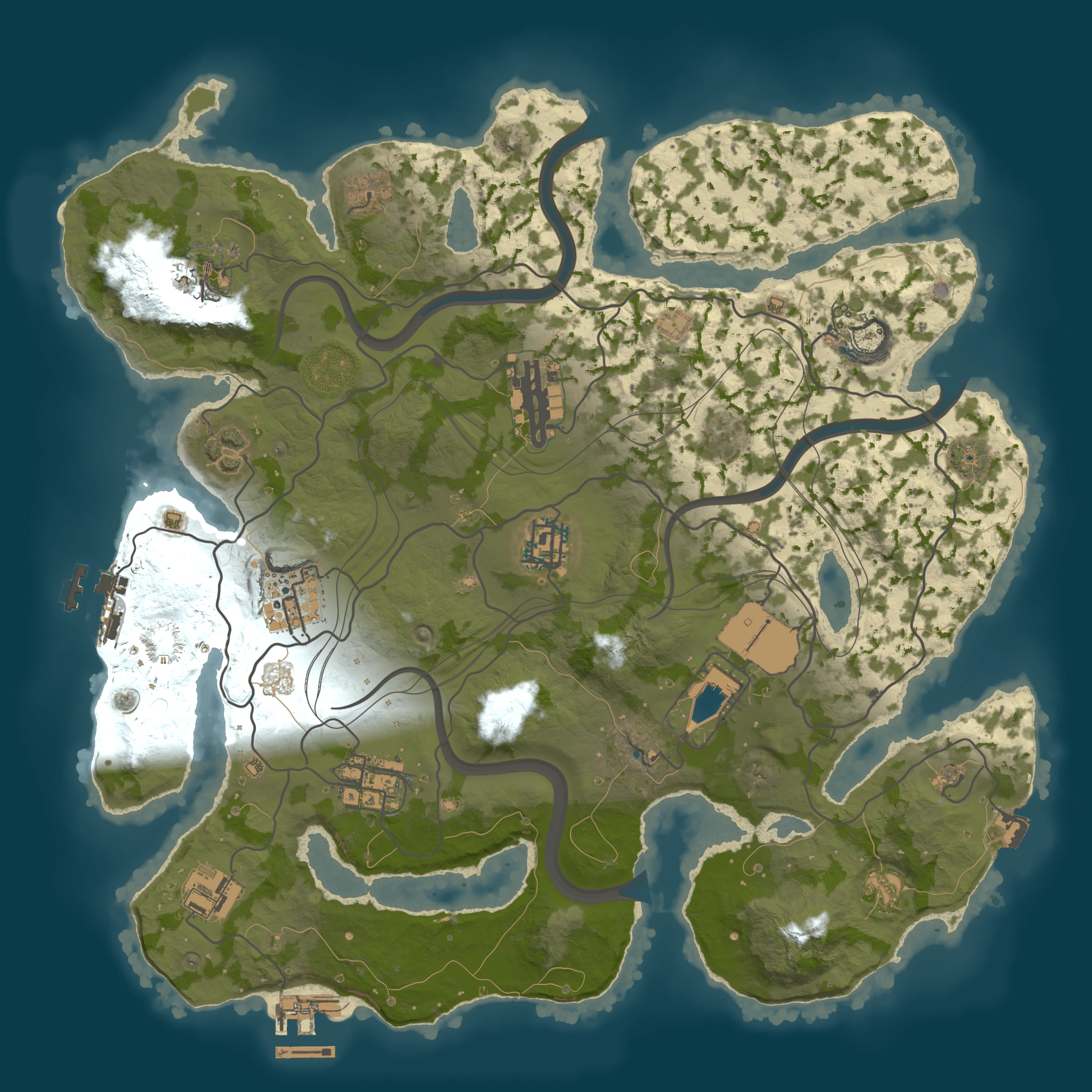 Rendered map for seed 1337