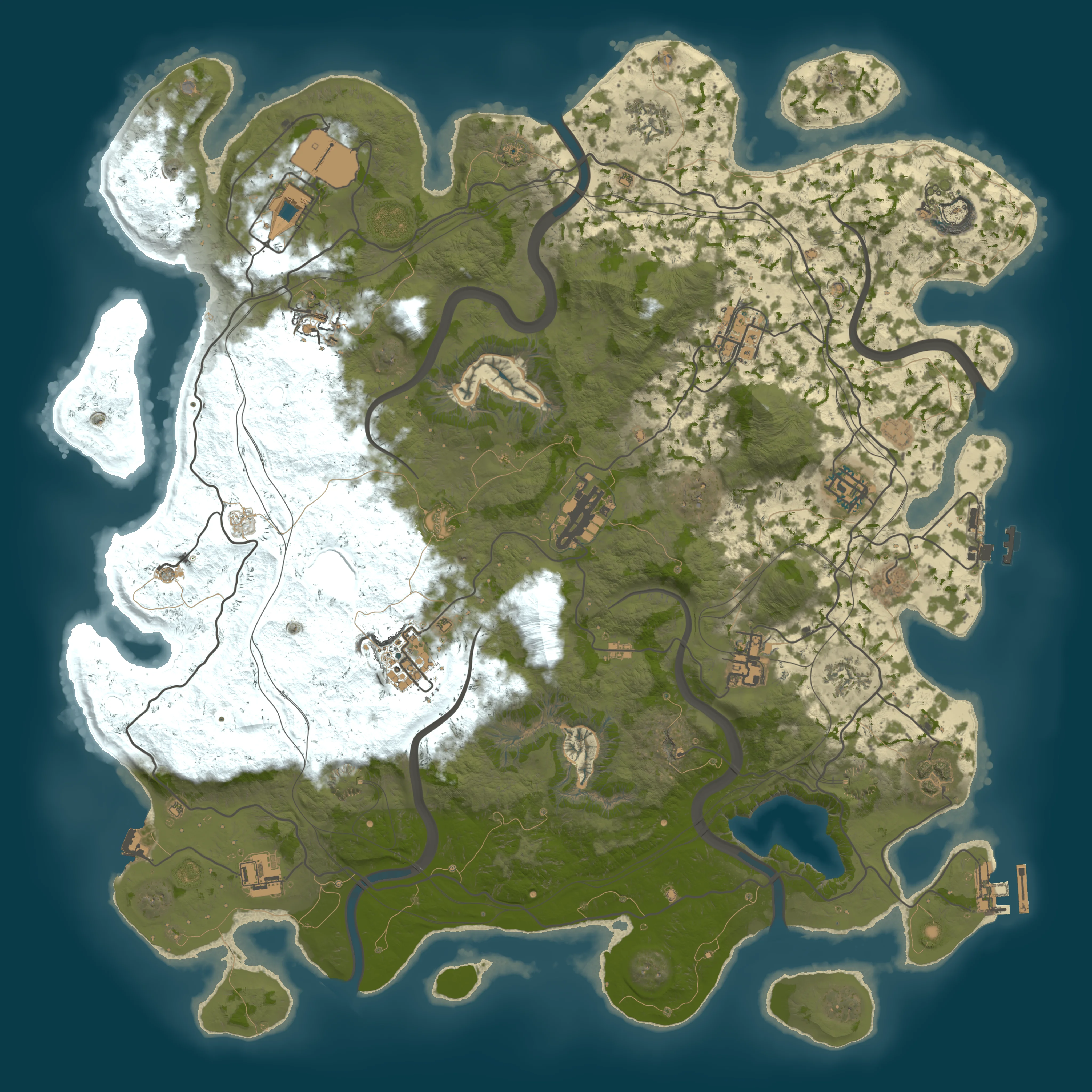 Rendered map for seed 253948282