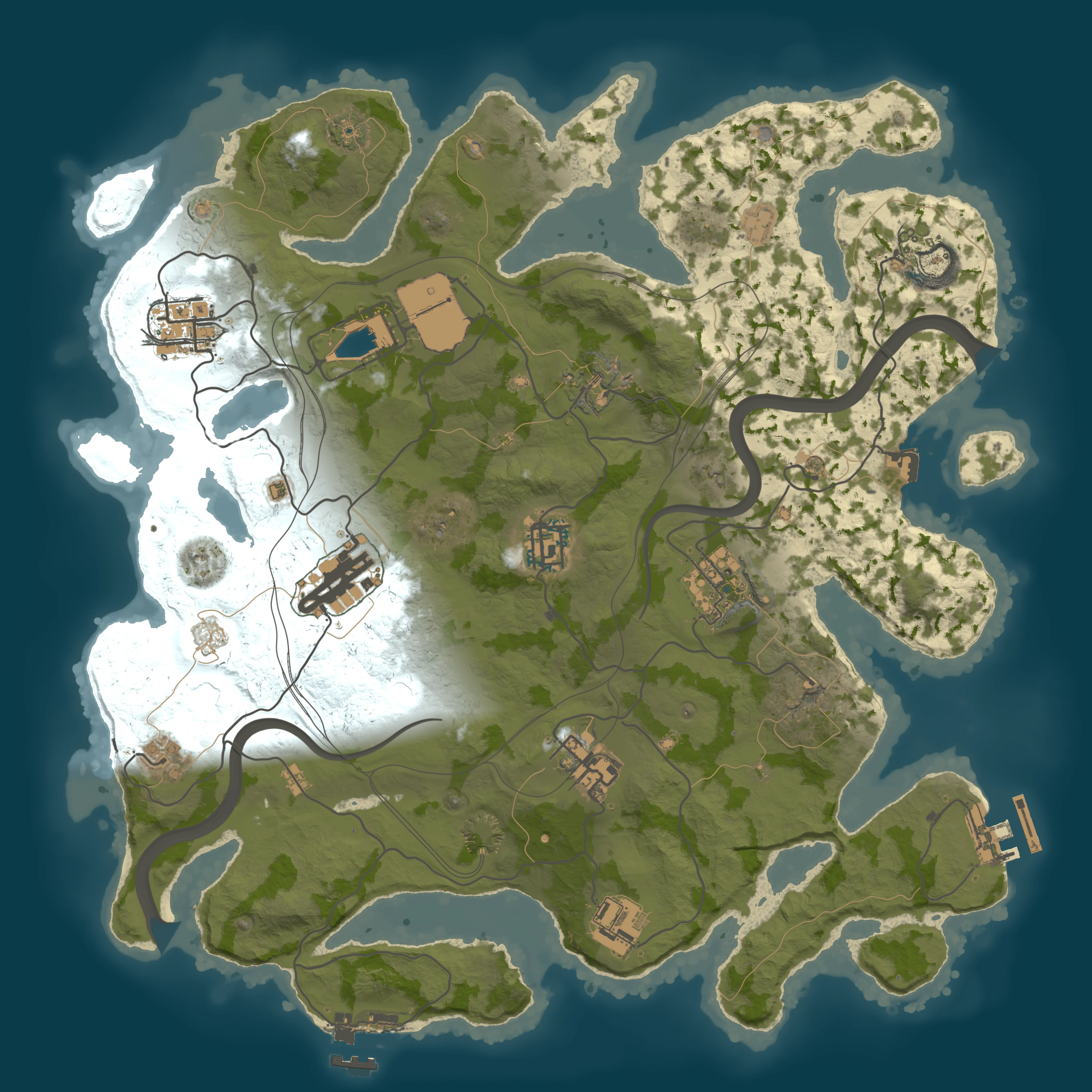 Rendered map for seed 1337