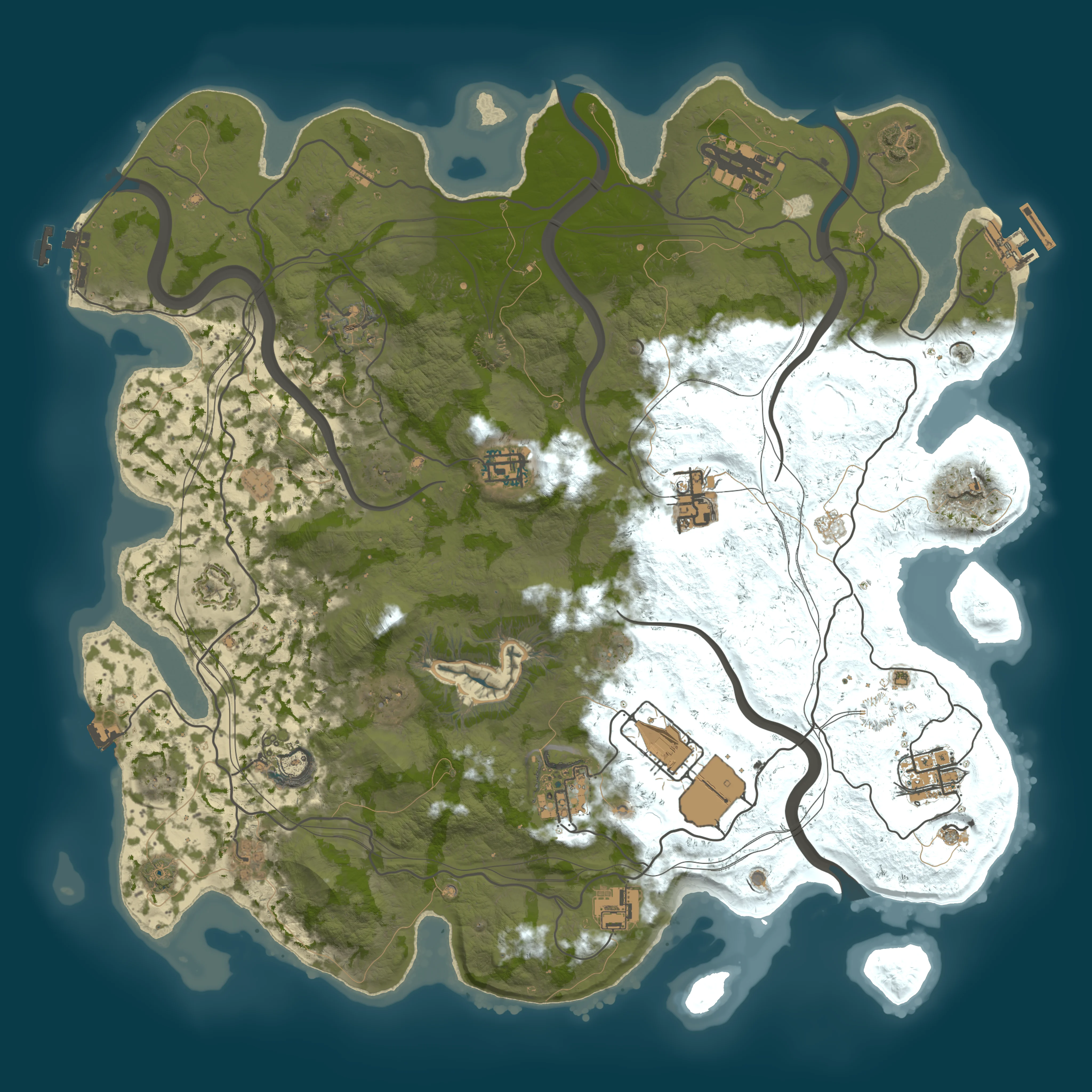 Rendered map for seed 0