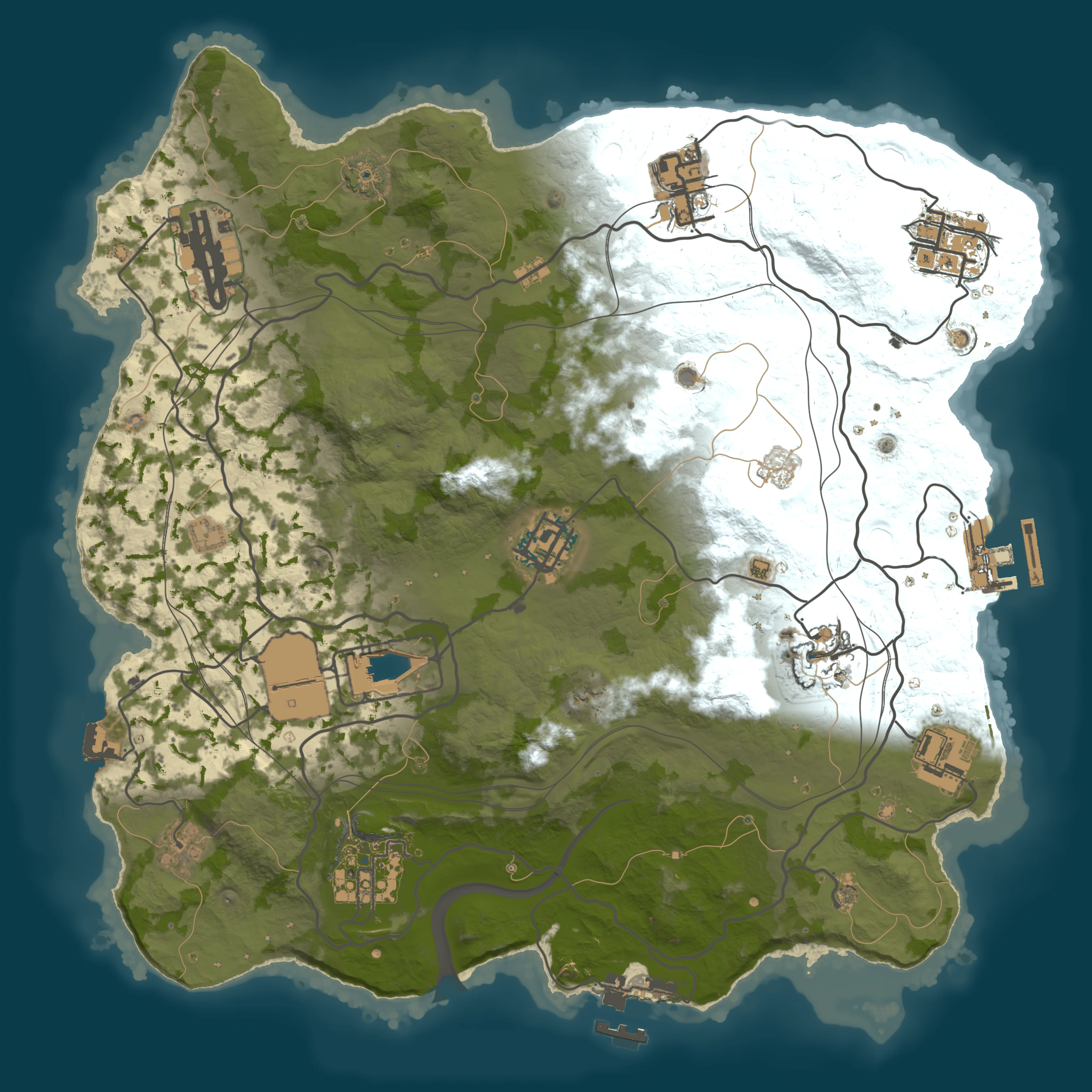 Rendered map for seed 1603402658