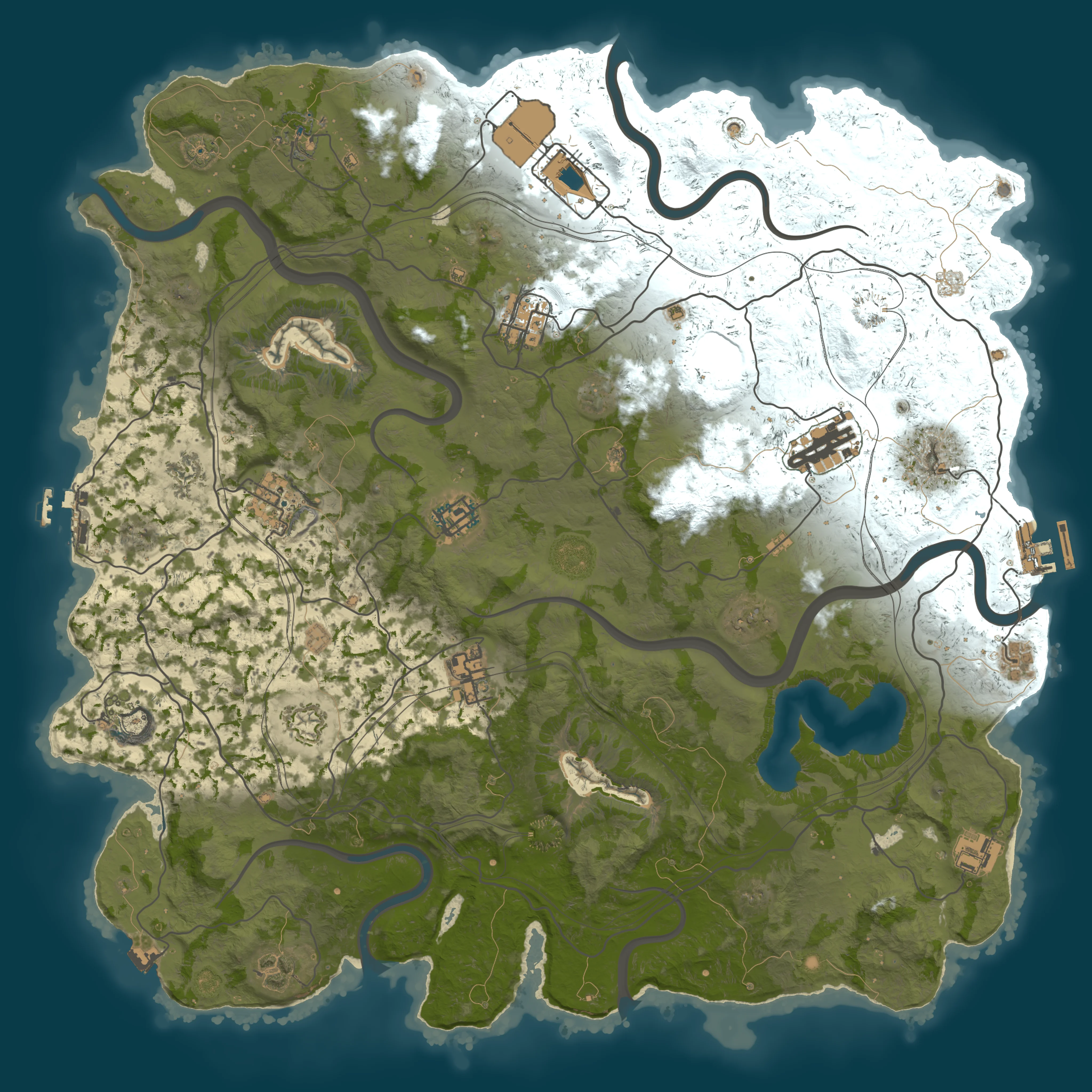Rendered map for seed 993795402