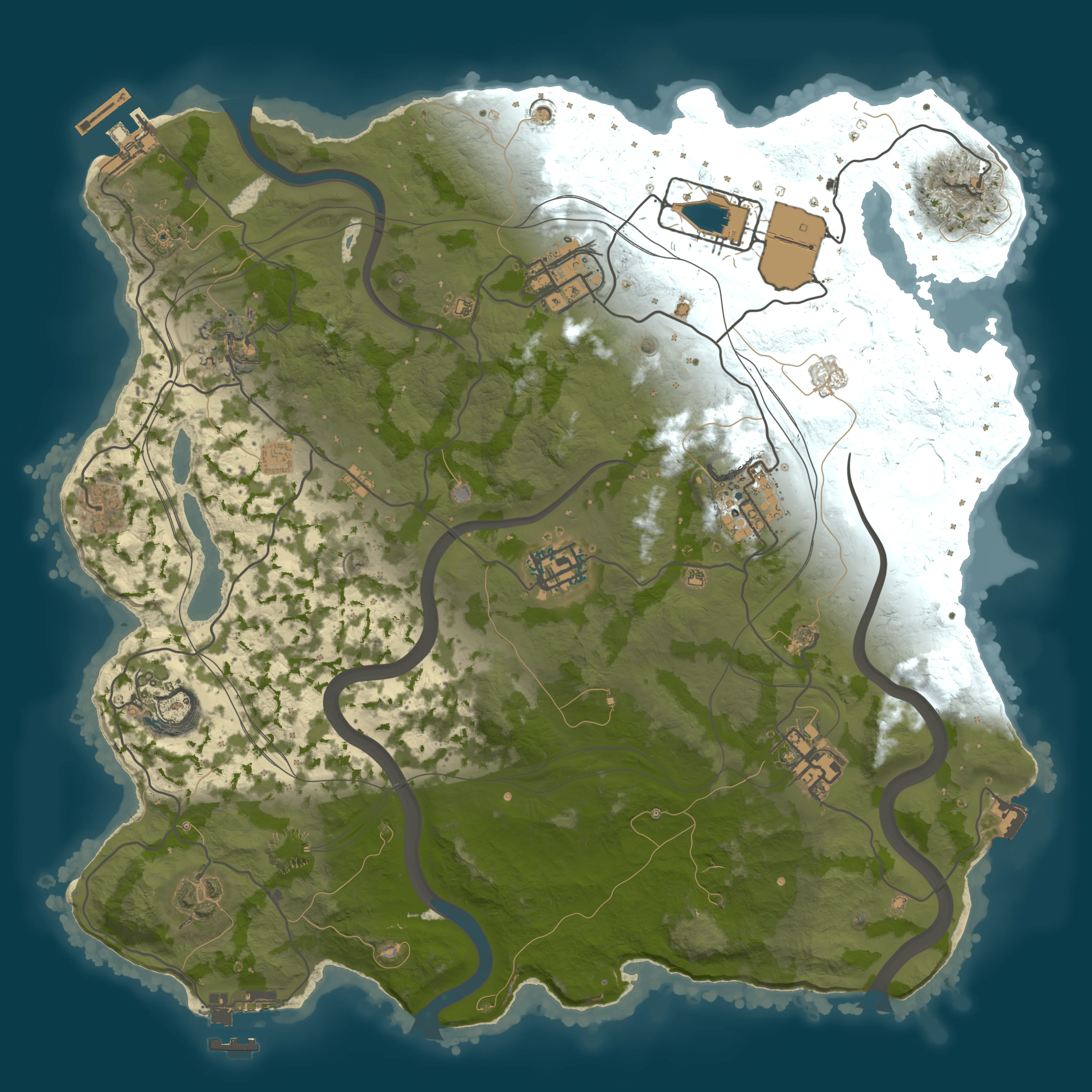 Rendered map for seed 1337