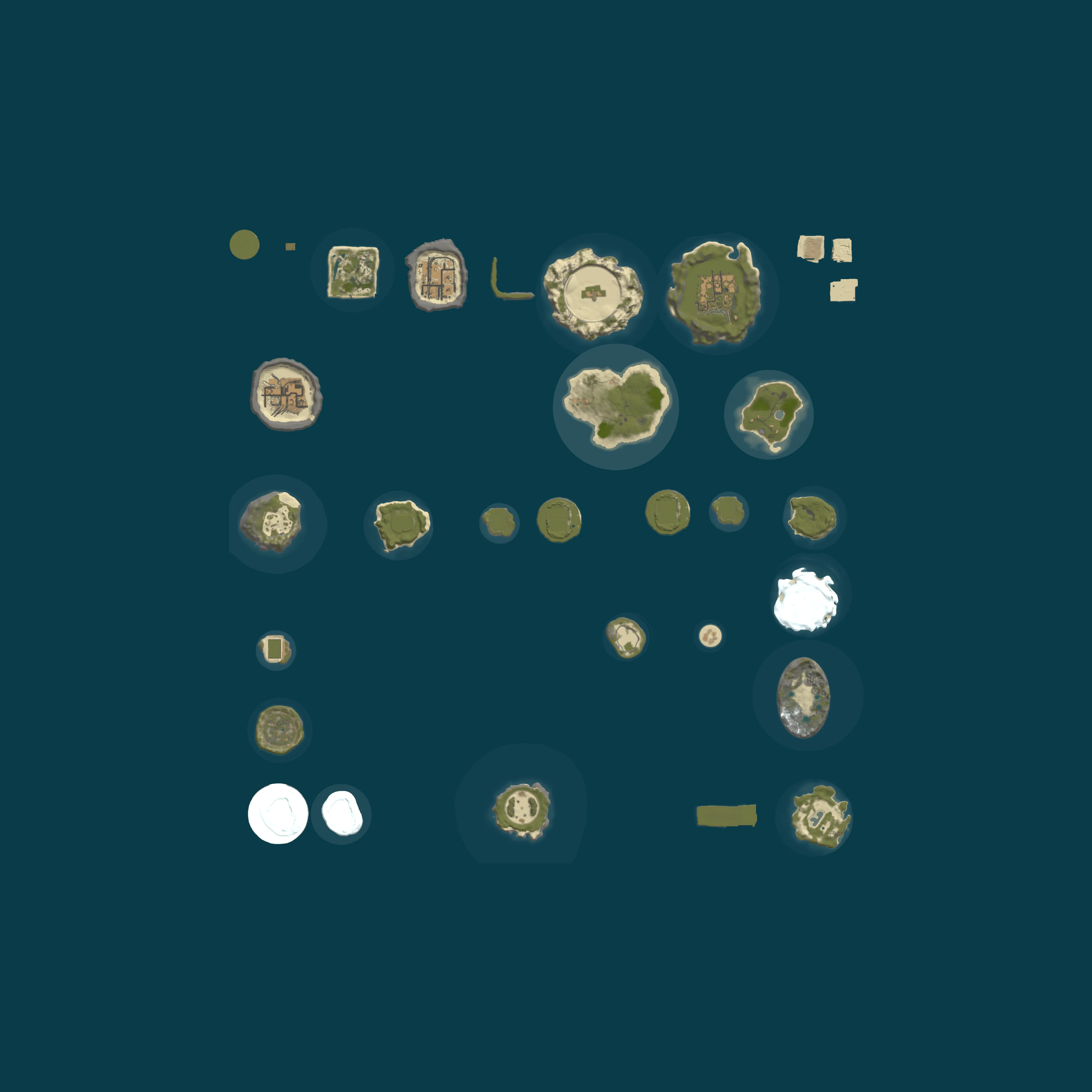 Rendered map for seed 1337