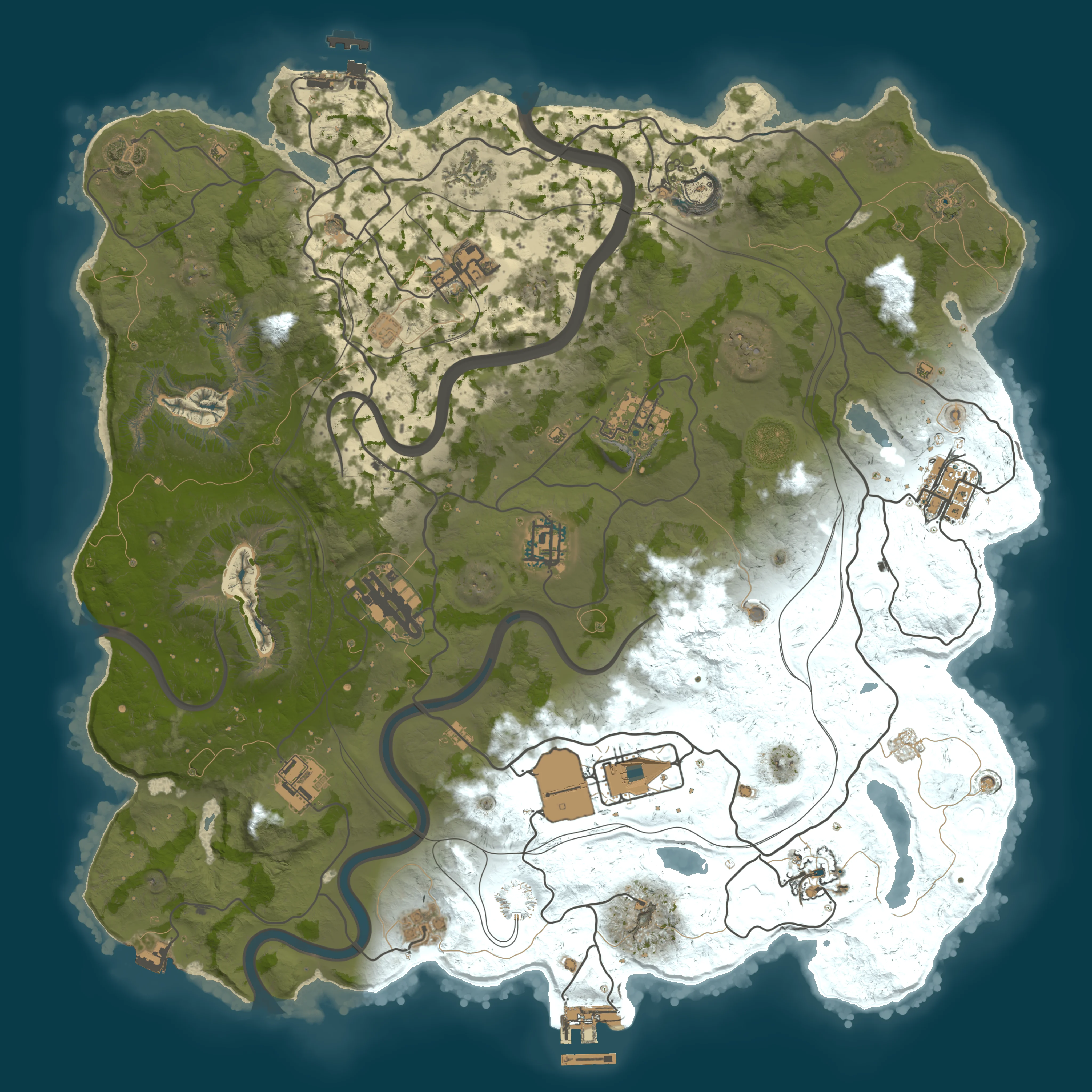 Rendered map for seed 1337