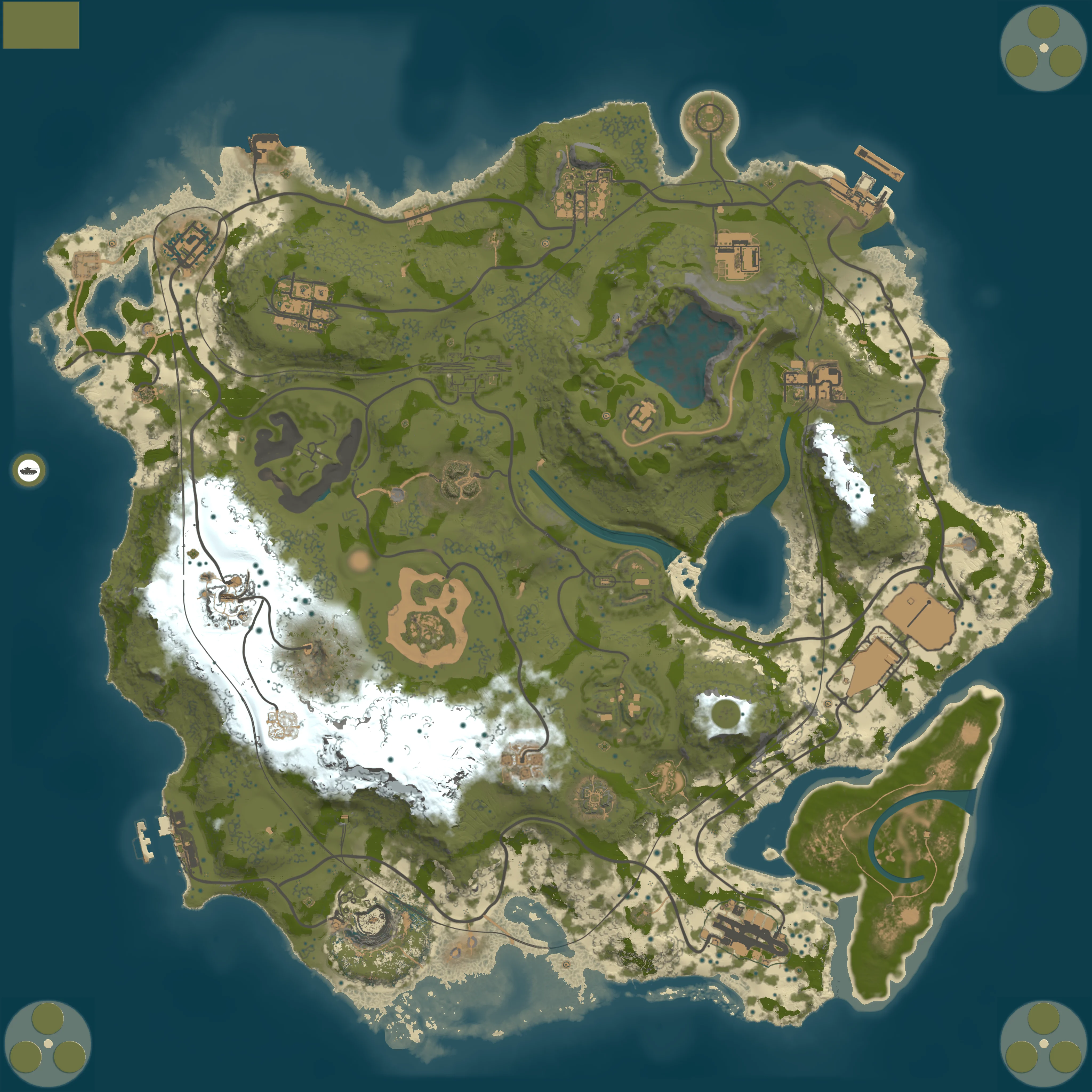 Rendered map for seed 1337