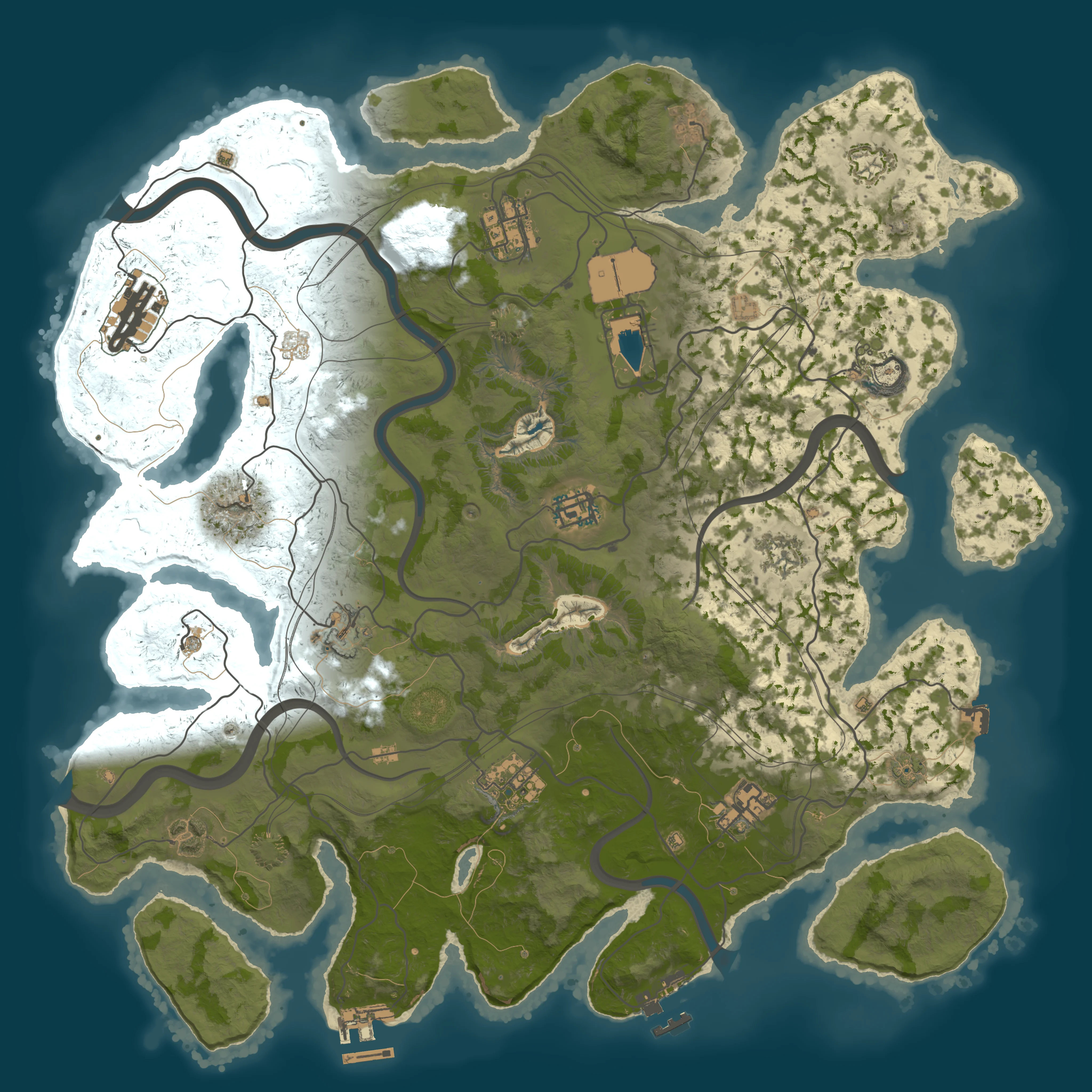 Rendered map for seed 1337