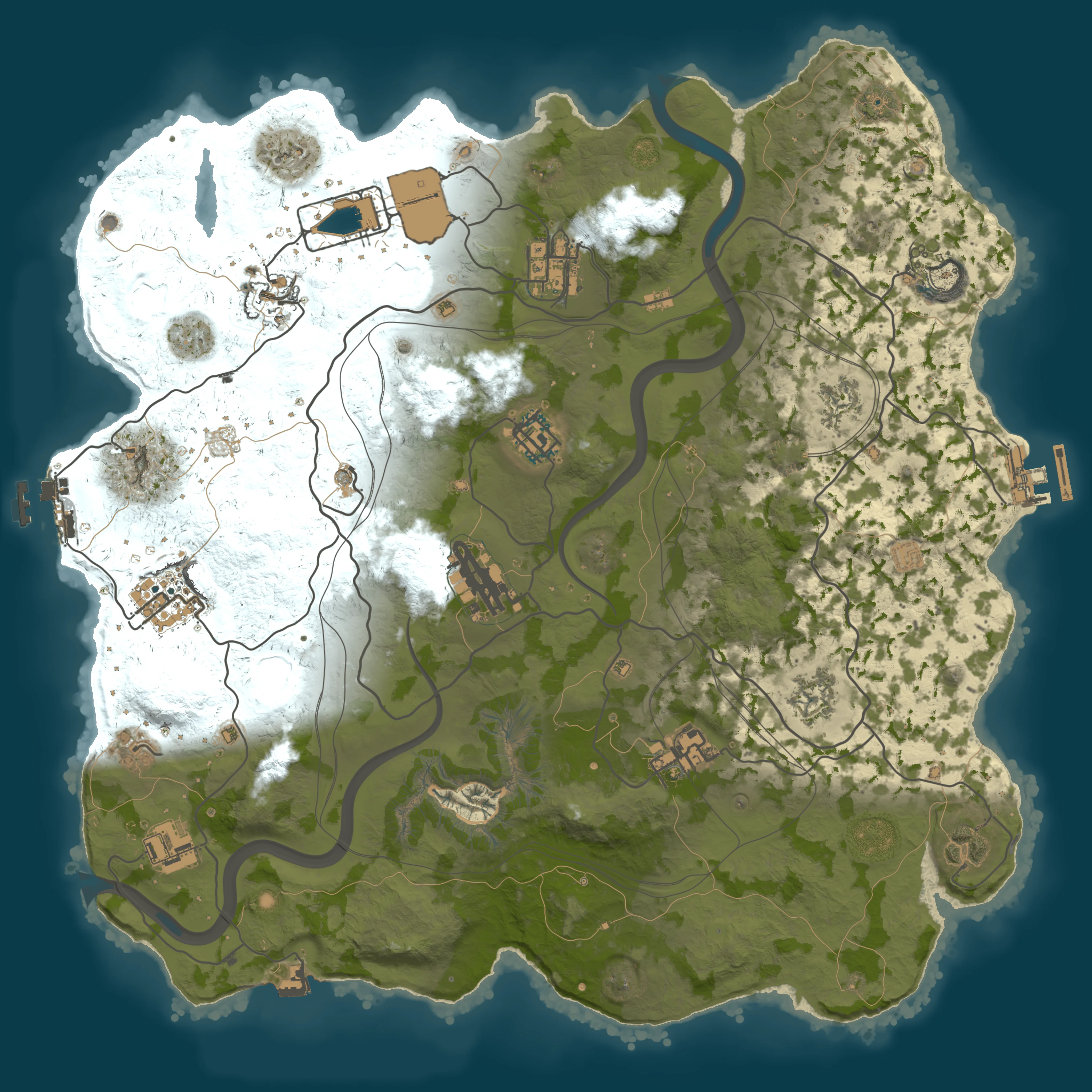 Rendered map for seed 2082