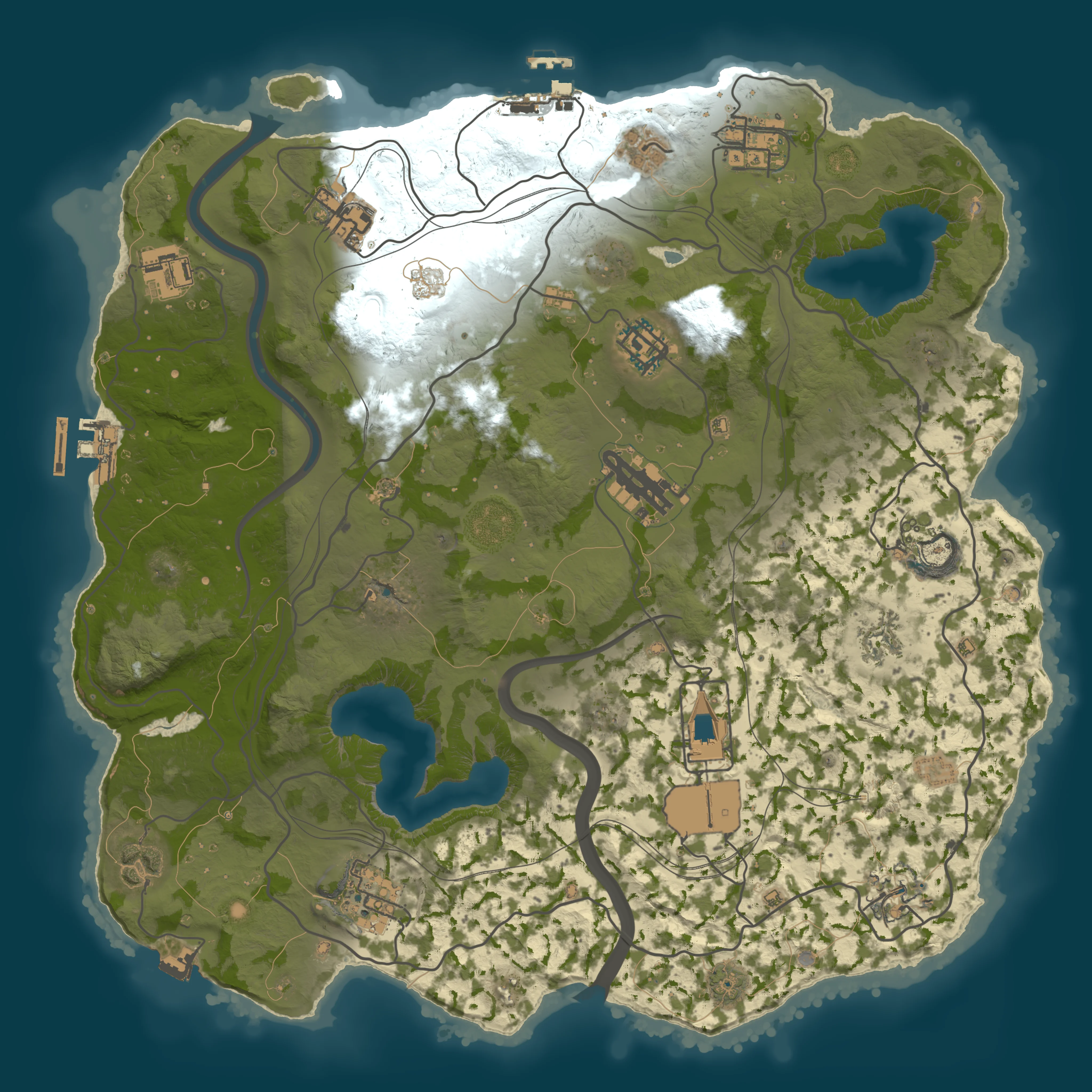 Rendered map for seed 1648936122