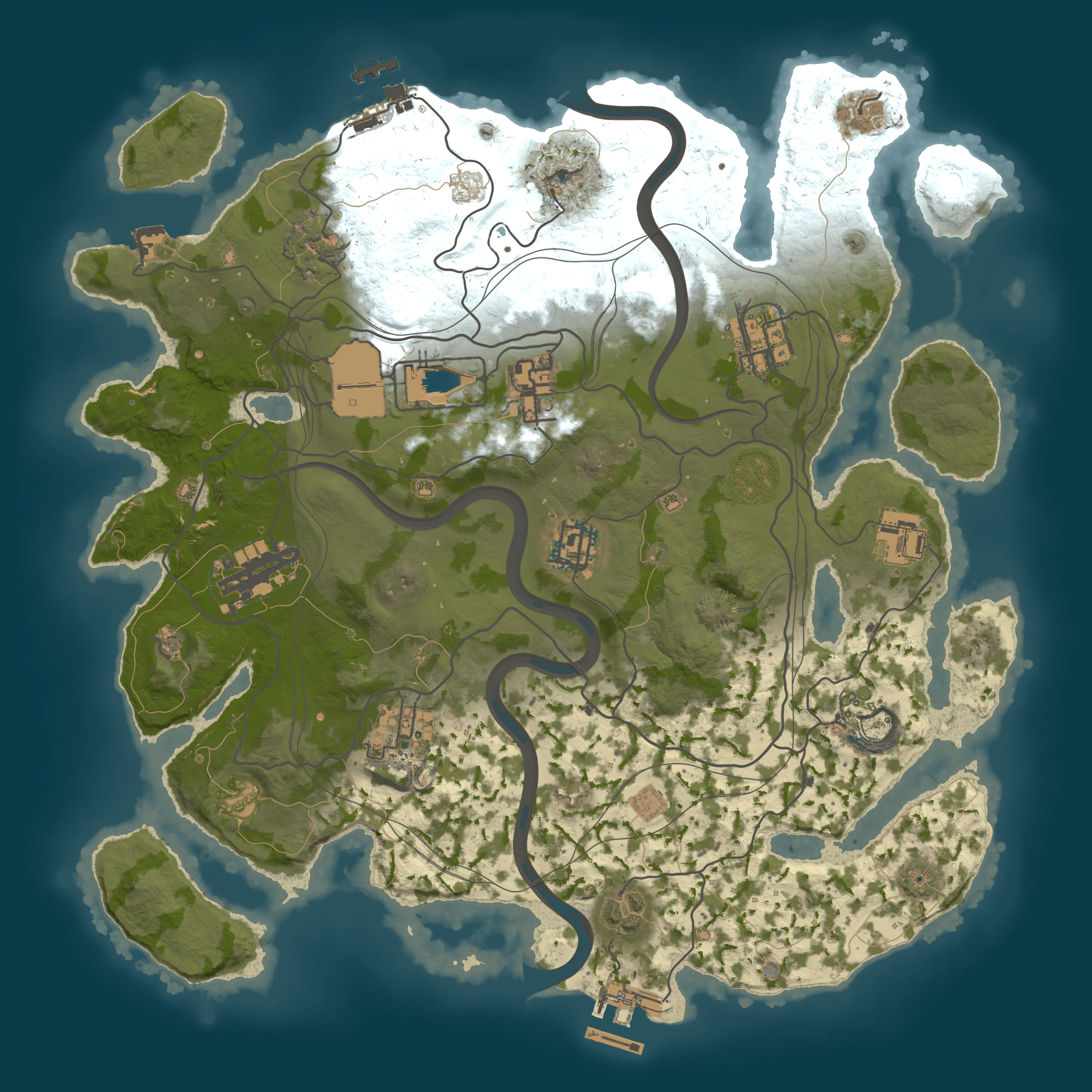 Rendered map for seed 1337