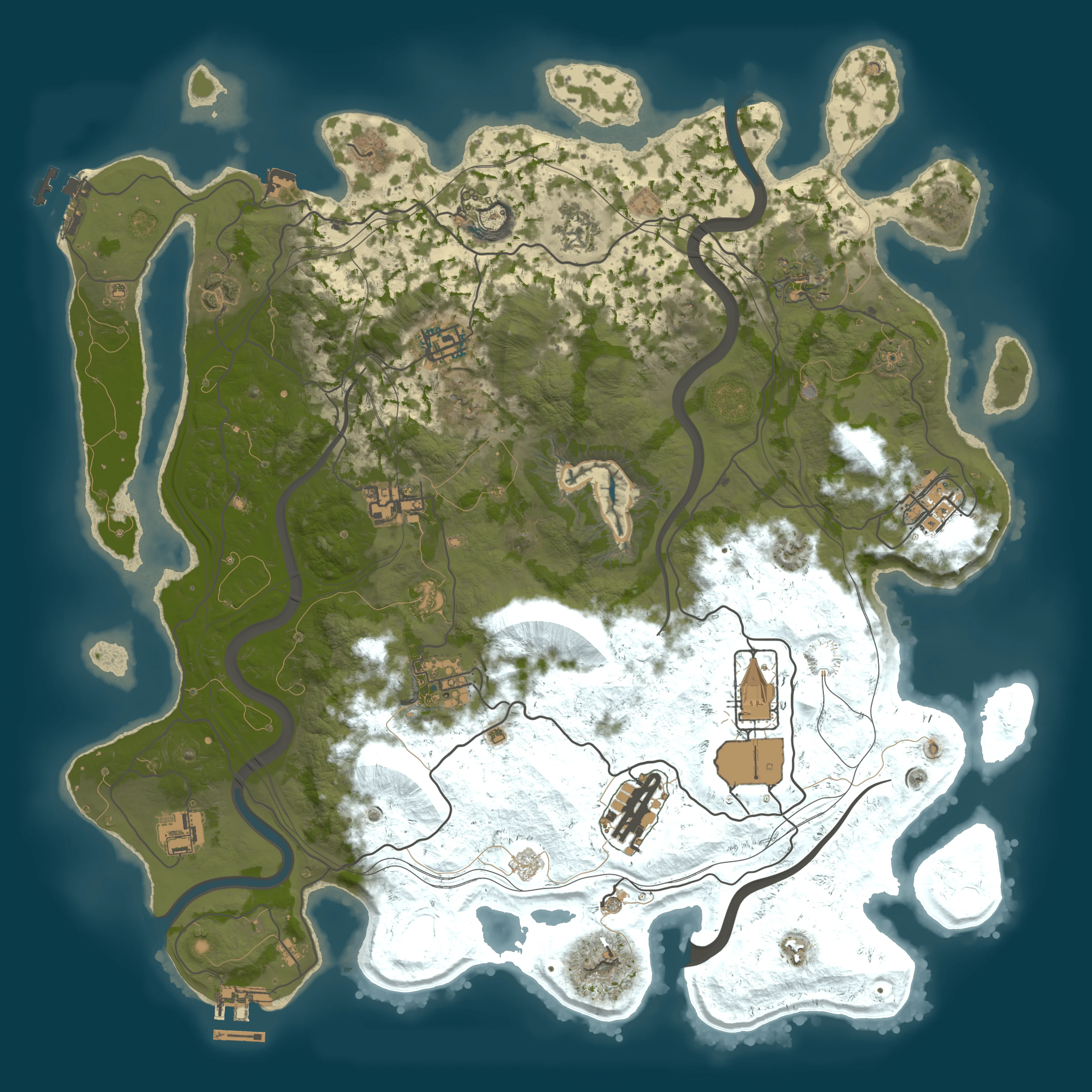 Rendered map for seed 1337