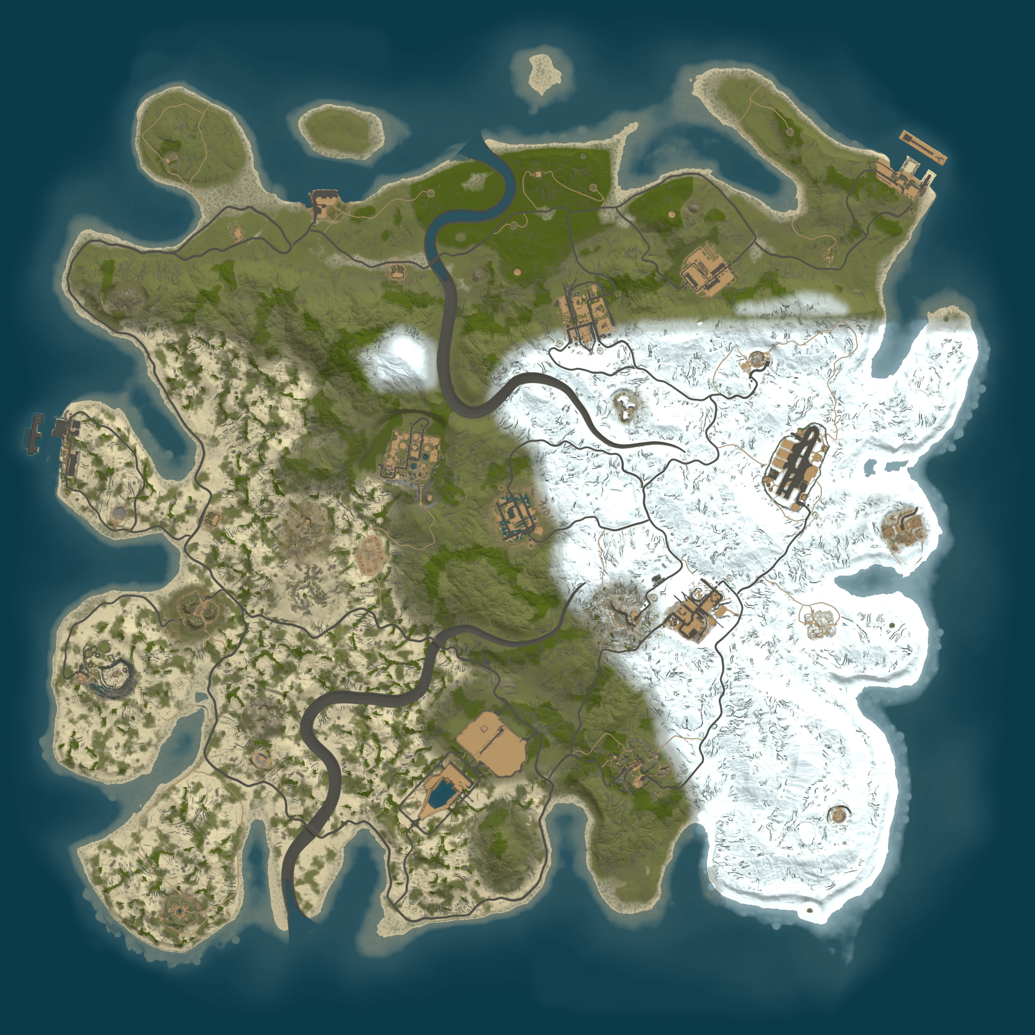 Rendered map for seed 0