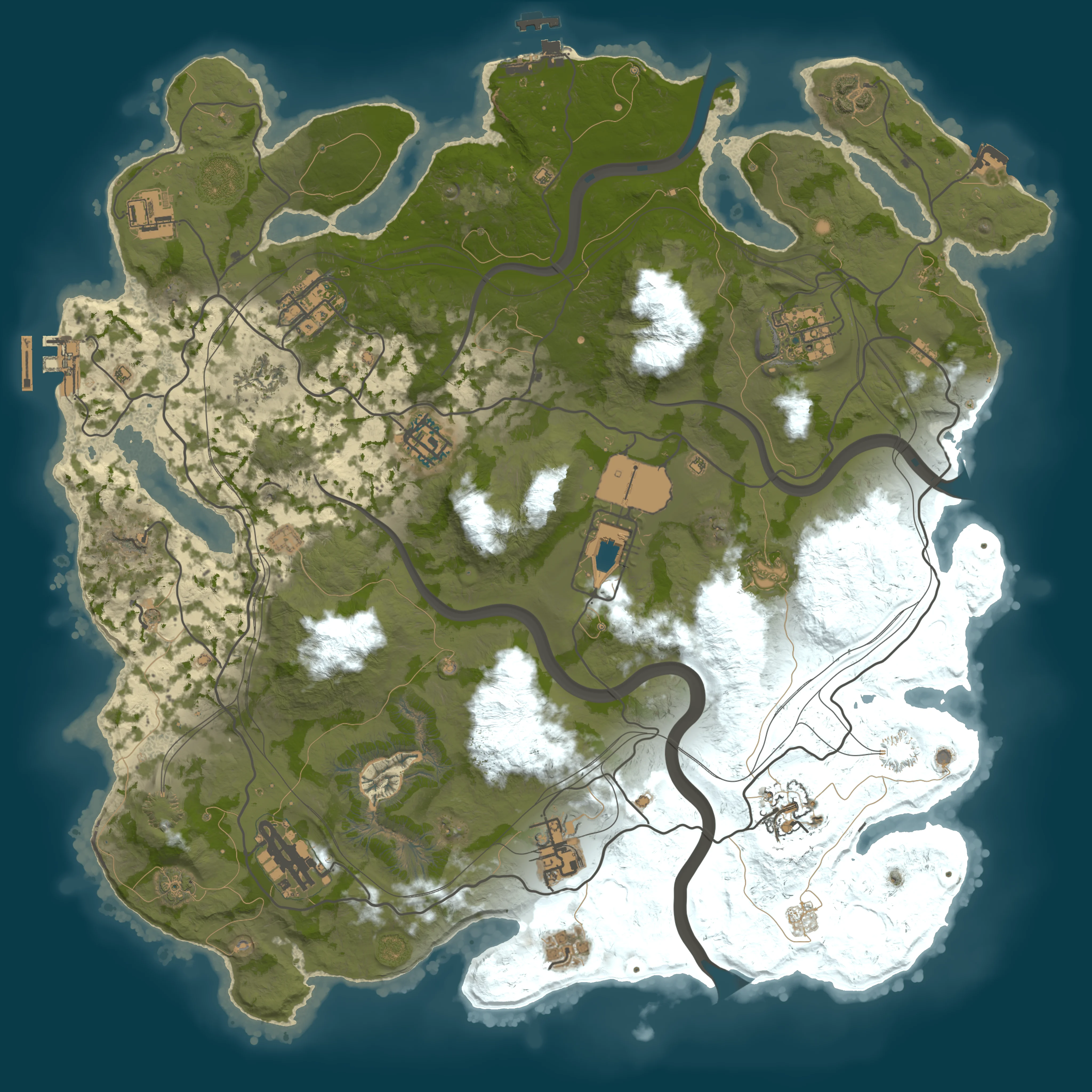 Rendered map for seed 1337