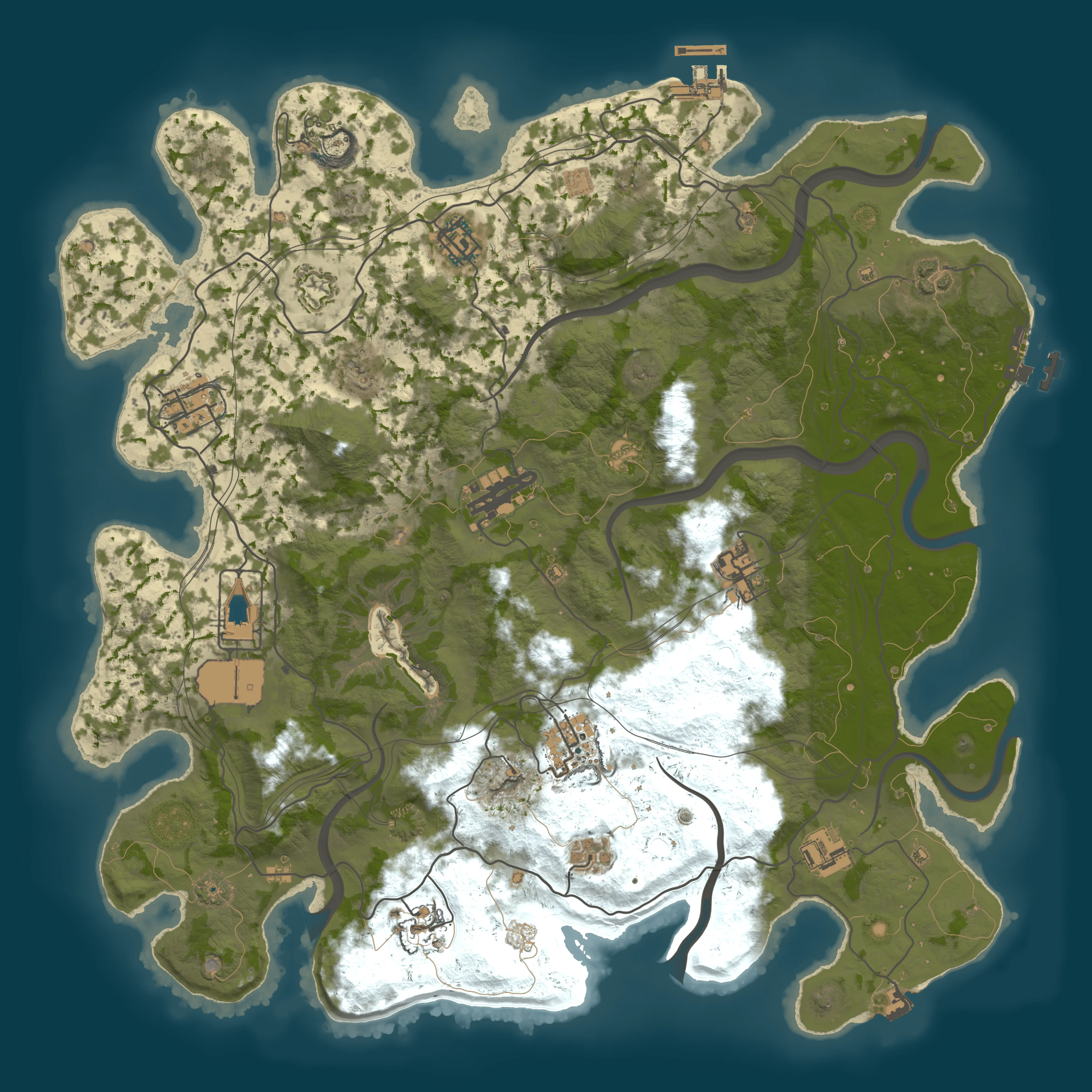 Rendered map for seed 2043674397