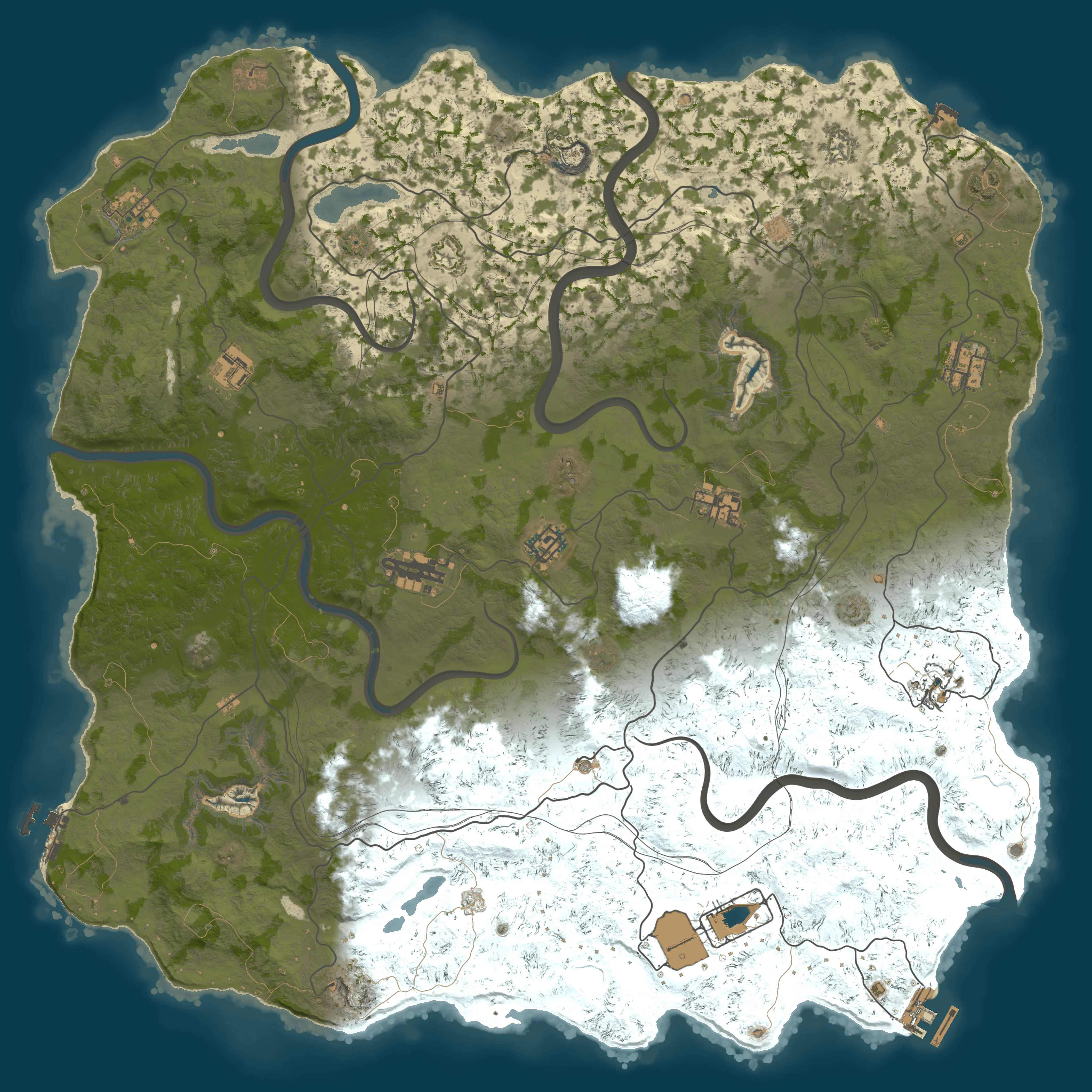 Rendered map for seed 1337