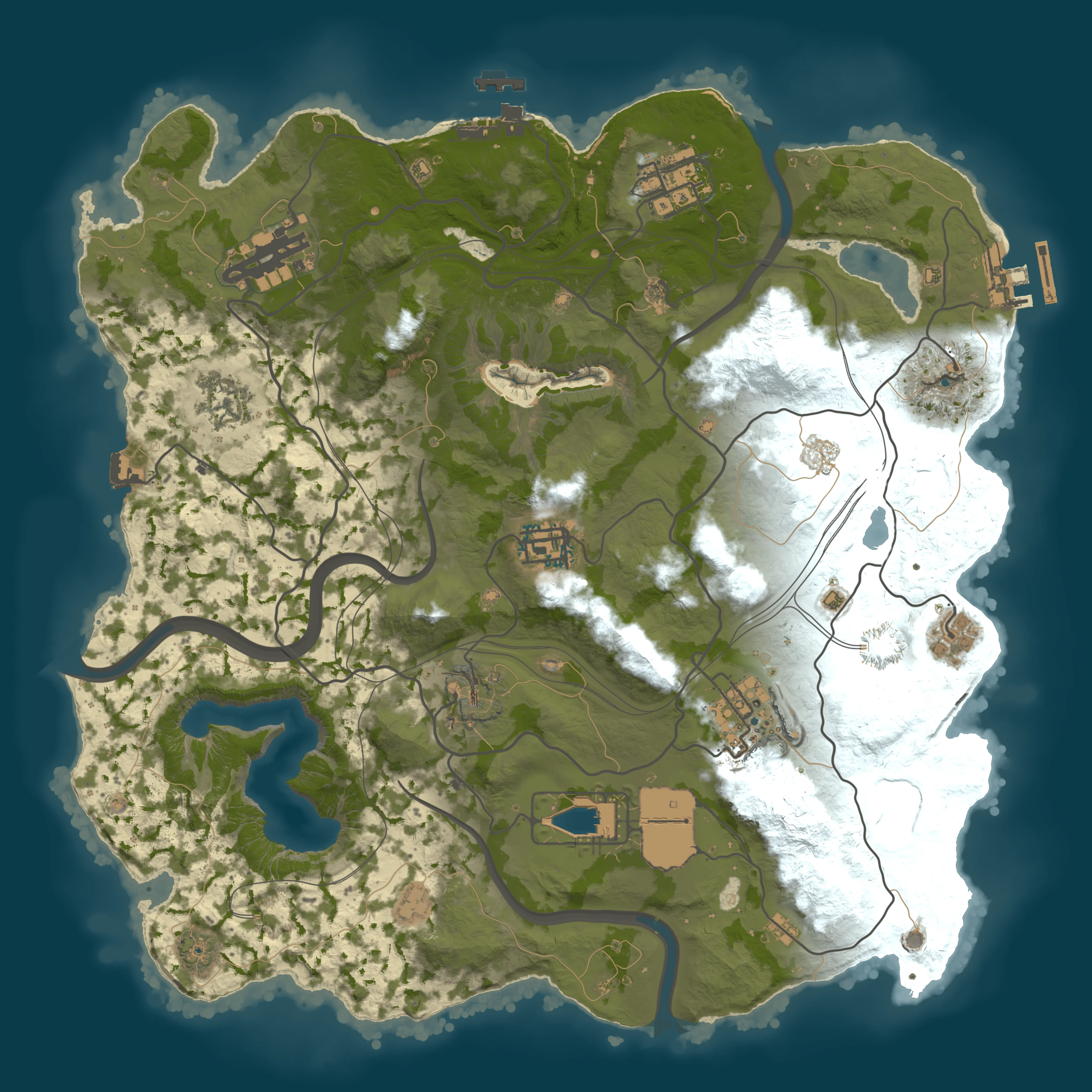 Rendered map for seed 1337