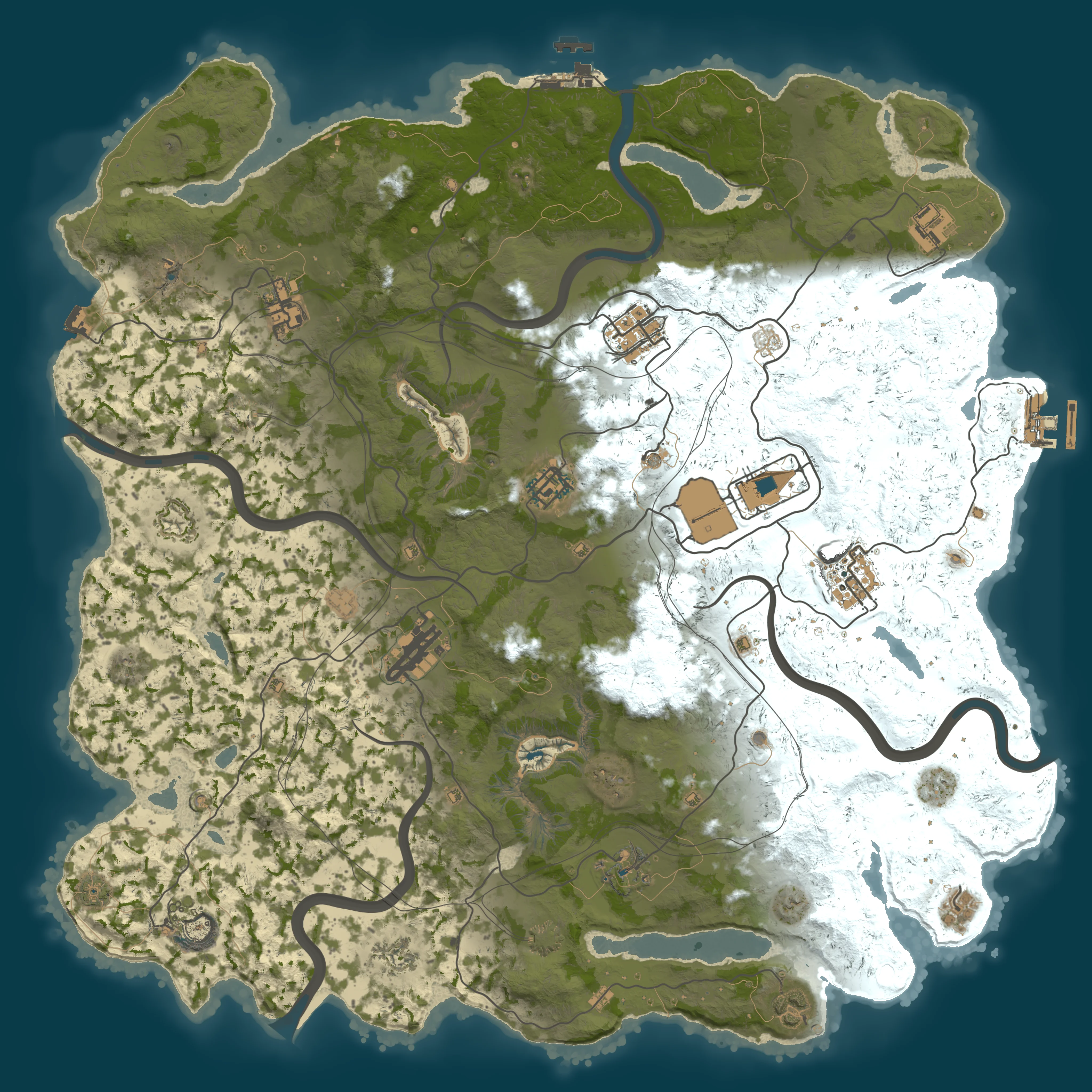Rendered map for seed 1337