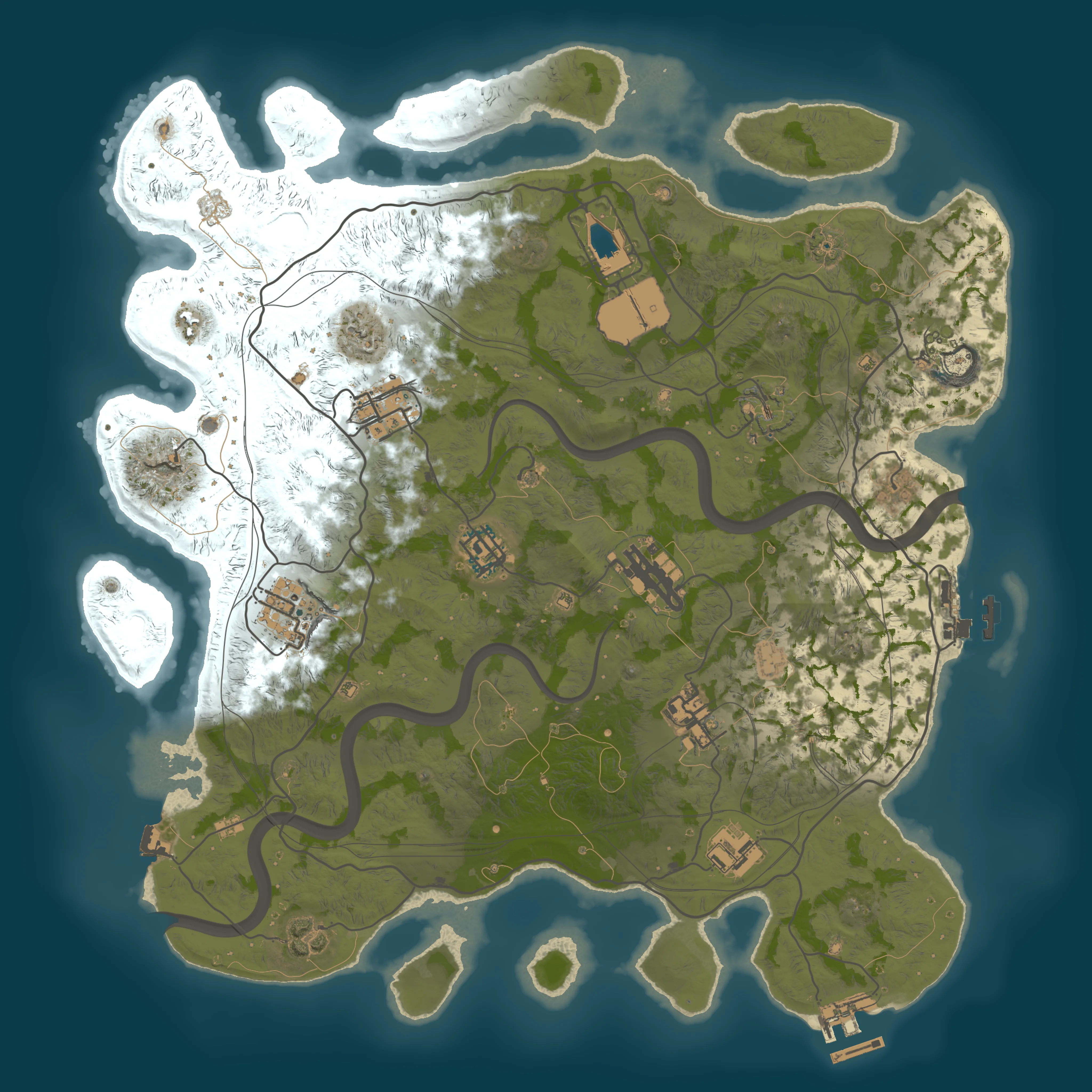Rendered map for seed 0