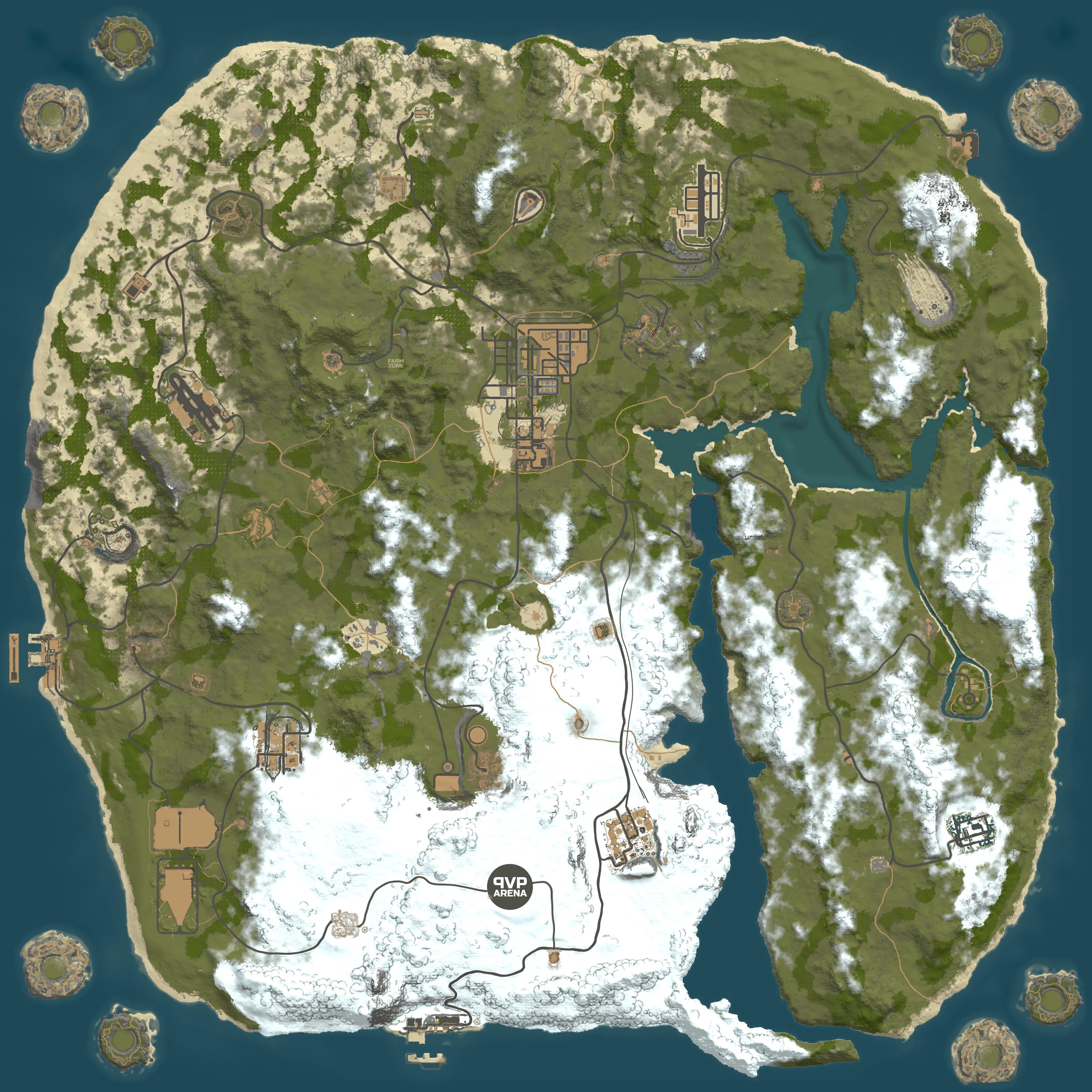 Rendered map for seed 1337
