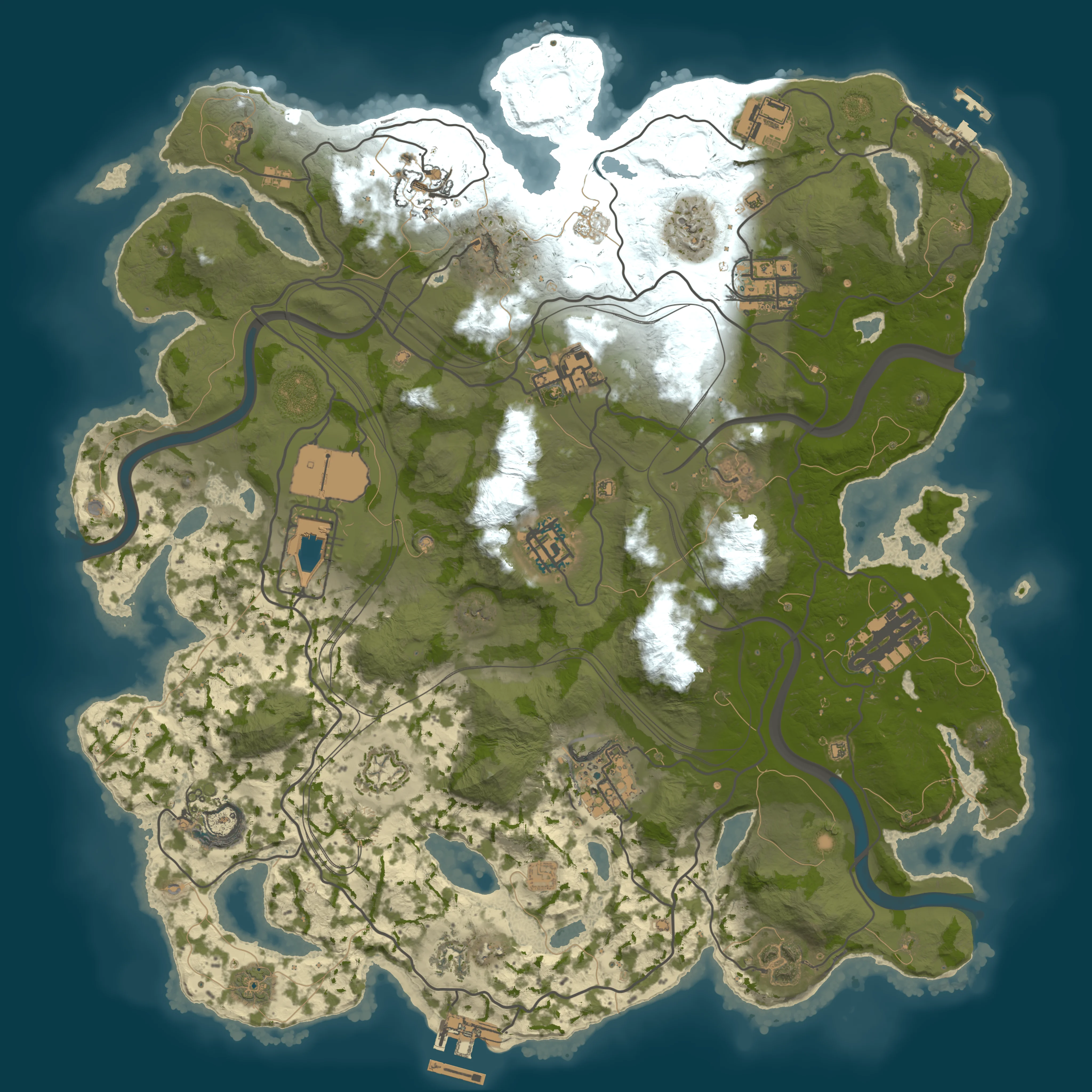 Rendered map for seed 1337