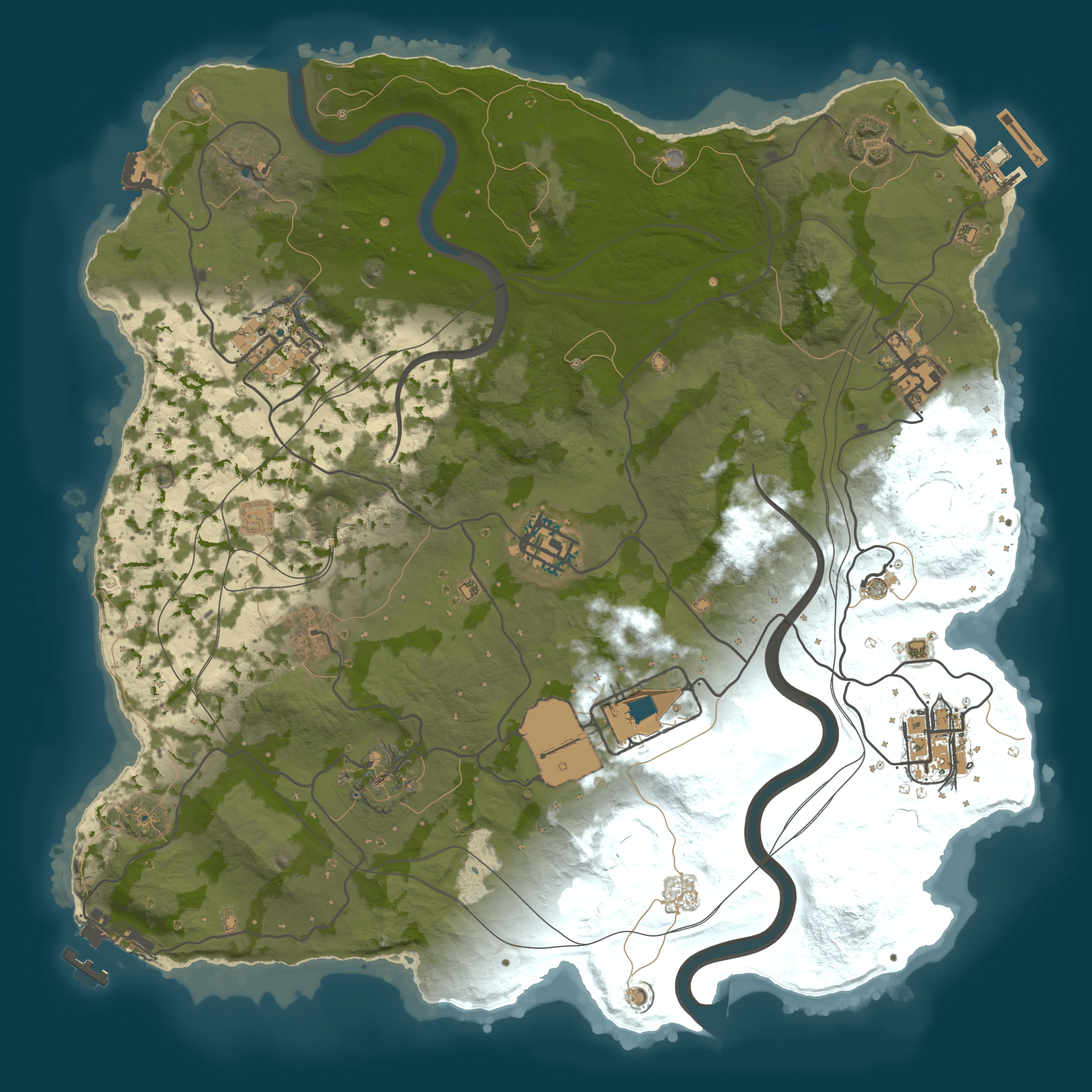 Rendered map for seed 1337