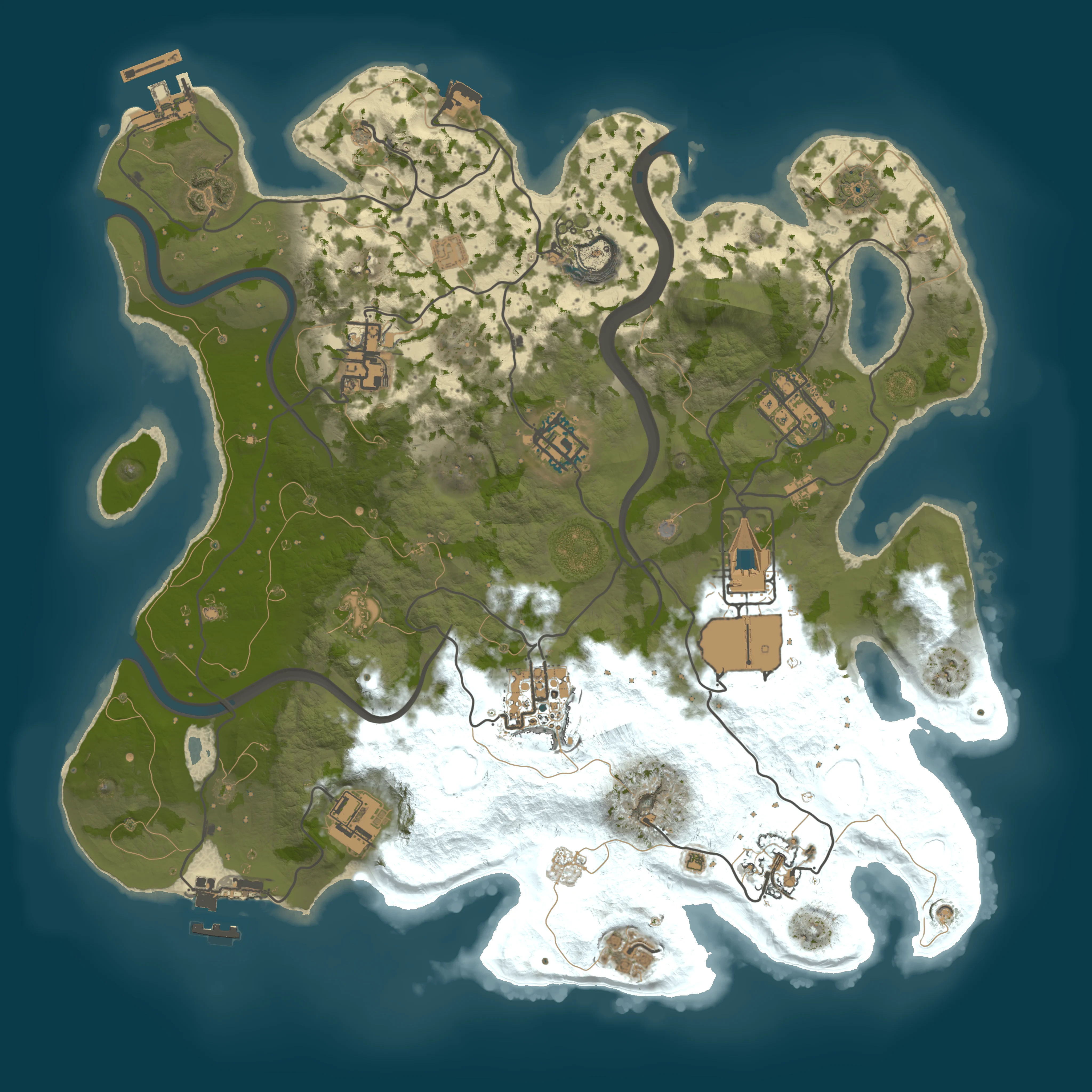 Rendered map for seed 1900592400